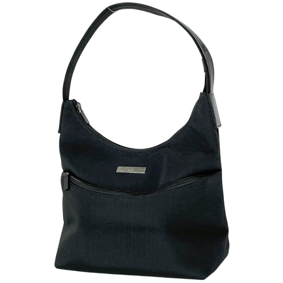 GUCCIブラック　レザーショルダーバッグ GUCCI ブラックレザー ショルダーバッグ