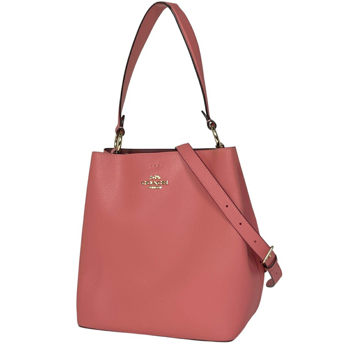 【在庫一掃】 コーチ COACH ロゴ ハンドバッグ ２WAY ショルダーバッグ ハンドバッグ レザー ピンク 91122 レディース 【中古】