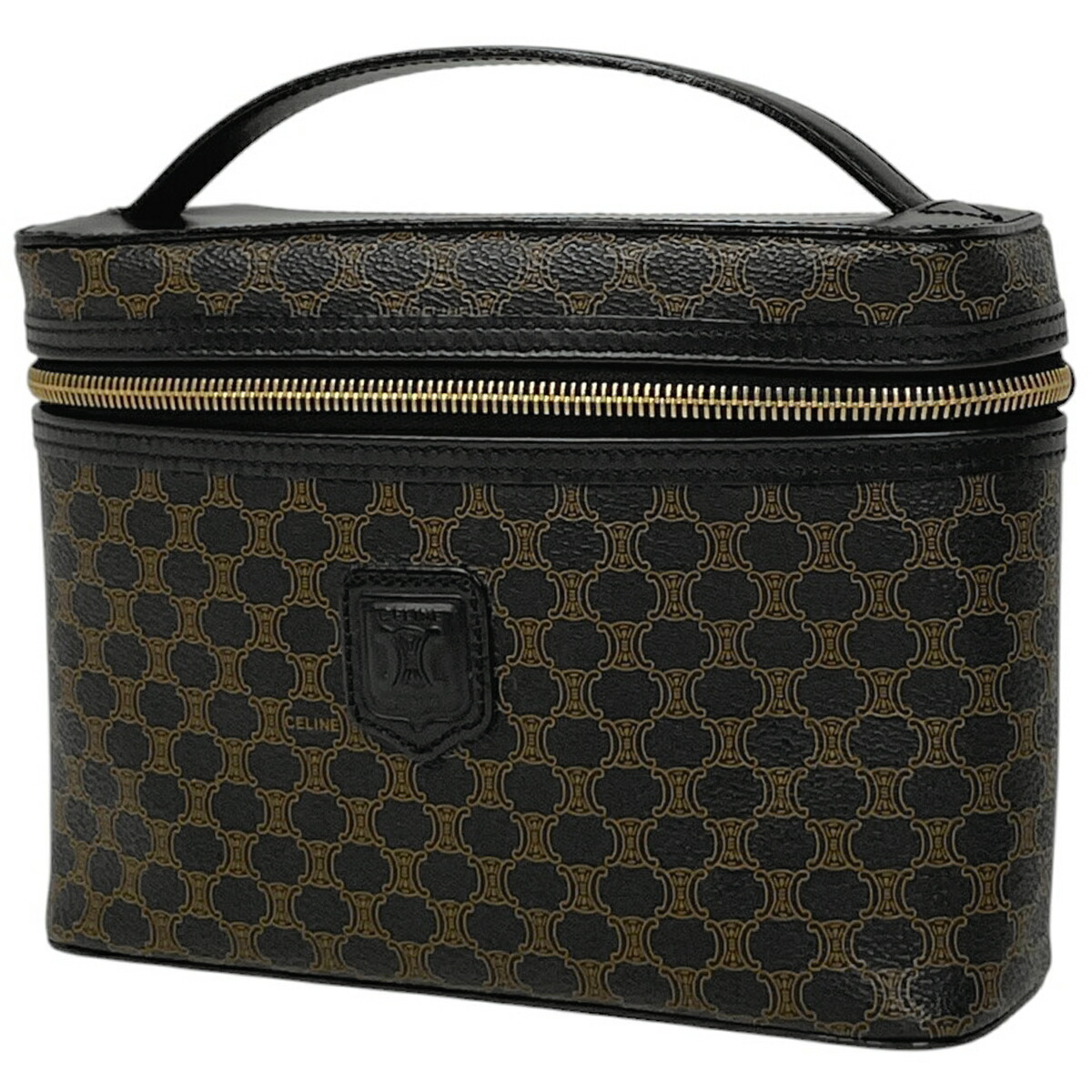 楽天市場】CELINE セリーヌ マカダム柄 バニティバッグ ハンドバッグ