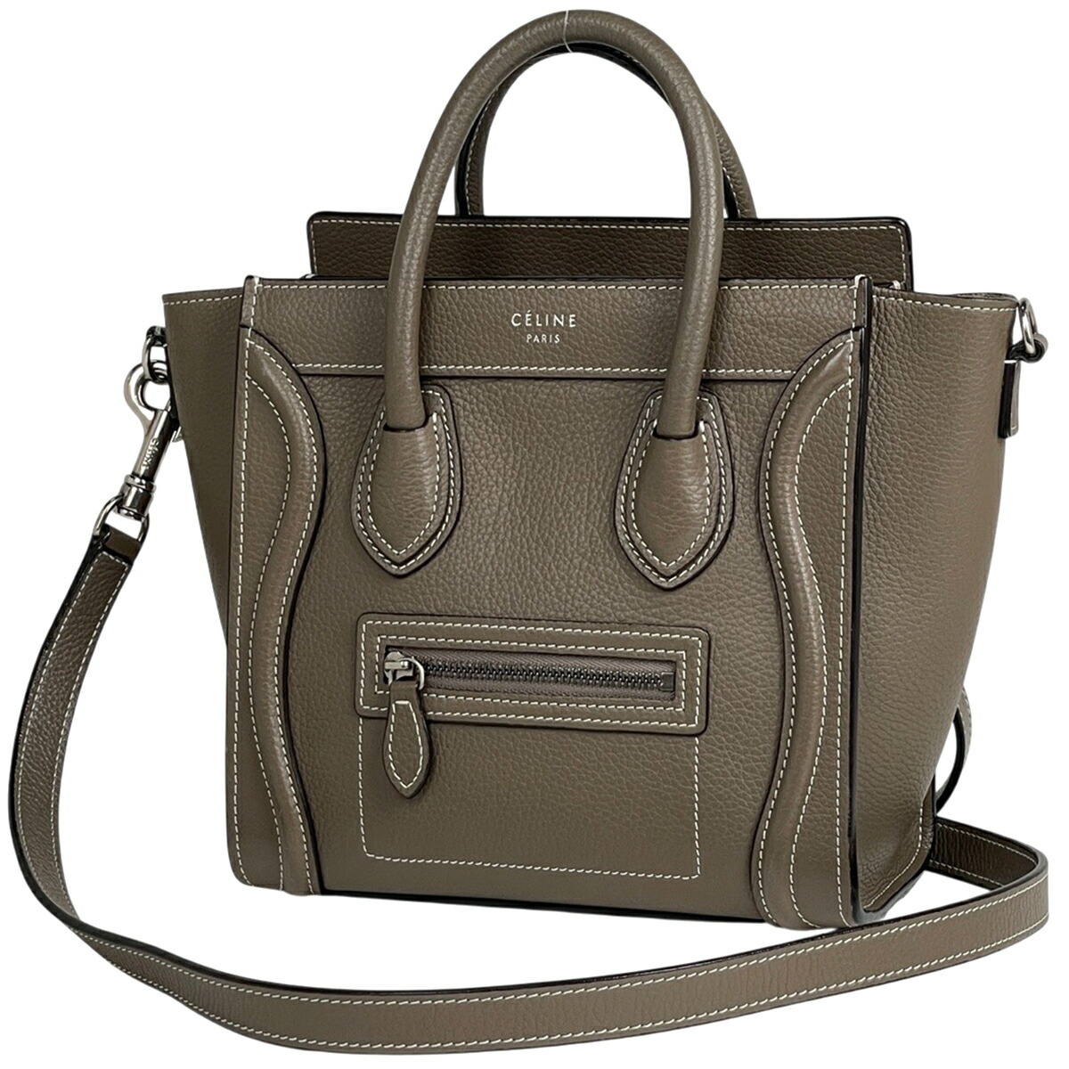 楽天市場】【新品同様】 セリーヌ CELINE ラゲージ マイクロショッパー