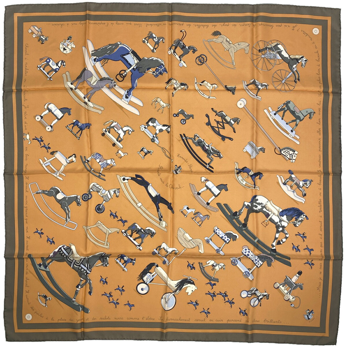 楽天市場】エルメス カレ90 馬のリボン LES RUBANS DU CHEVAL スカーフ