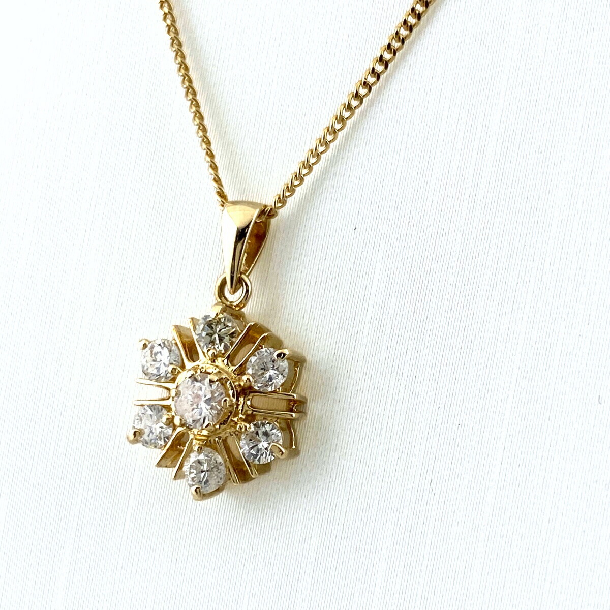 楽天市場】himieヒーミー K18 1Pダイヤ 0.28ct レーザーホール