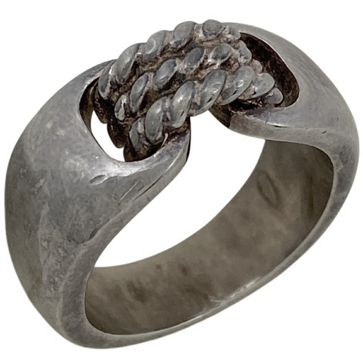 楽天市場】エルメス ルーリー リング 指輪 カーキ シルバー レザー