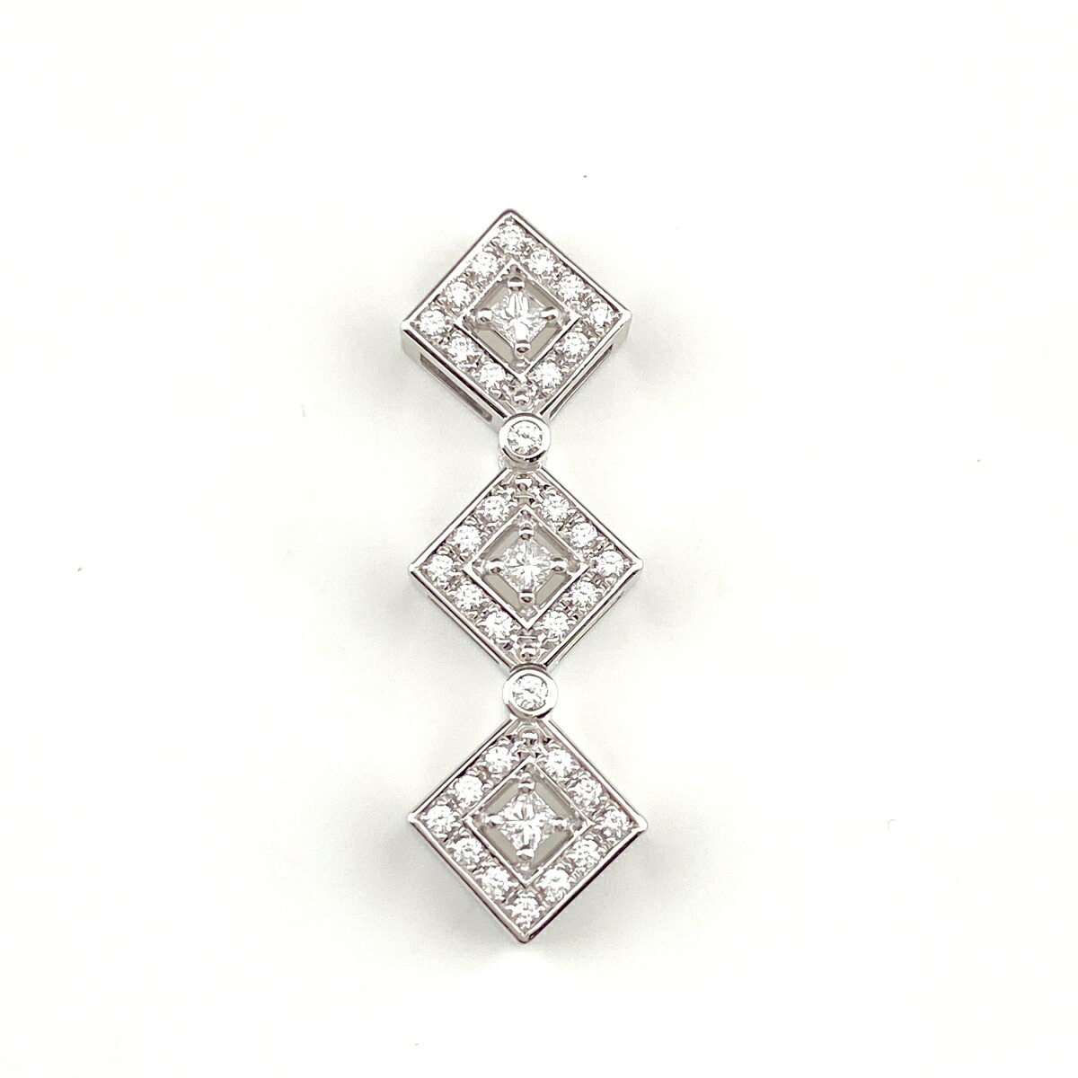 タサキ TASAKI メレダイヤ デザインペンダントトップ WG ホワイトゴールド ペンダントトップ K18 WG ダイヤモンド レディース 【中古】