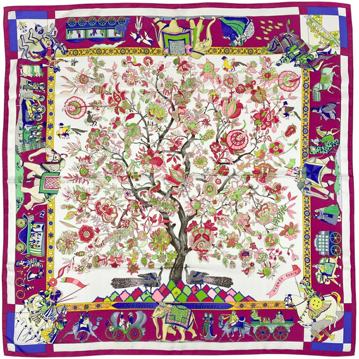 楽天市場】エルメス スカーフ カレ 大判 SOIES VOLANTES 和風 和柄 凧