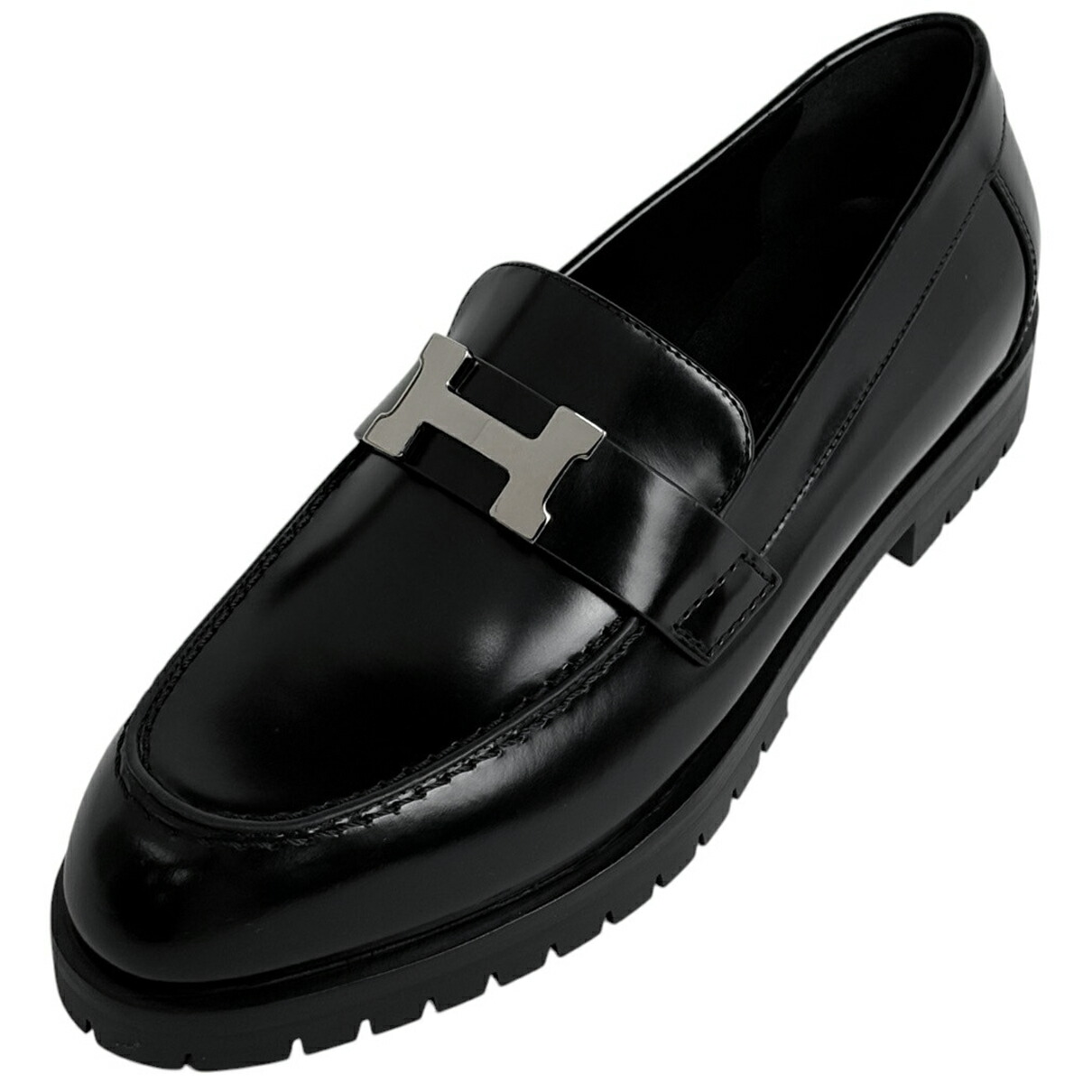 エルメス　HERMES ローファー　革靴　スリッポン　Hロゴ エルメス HERMES コンスタンス Hロゴ ローファー スリッポン