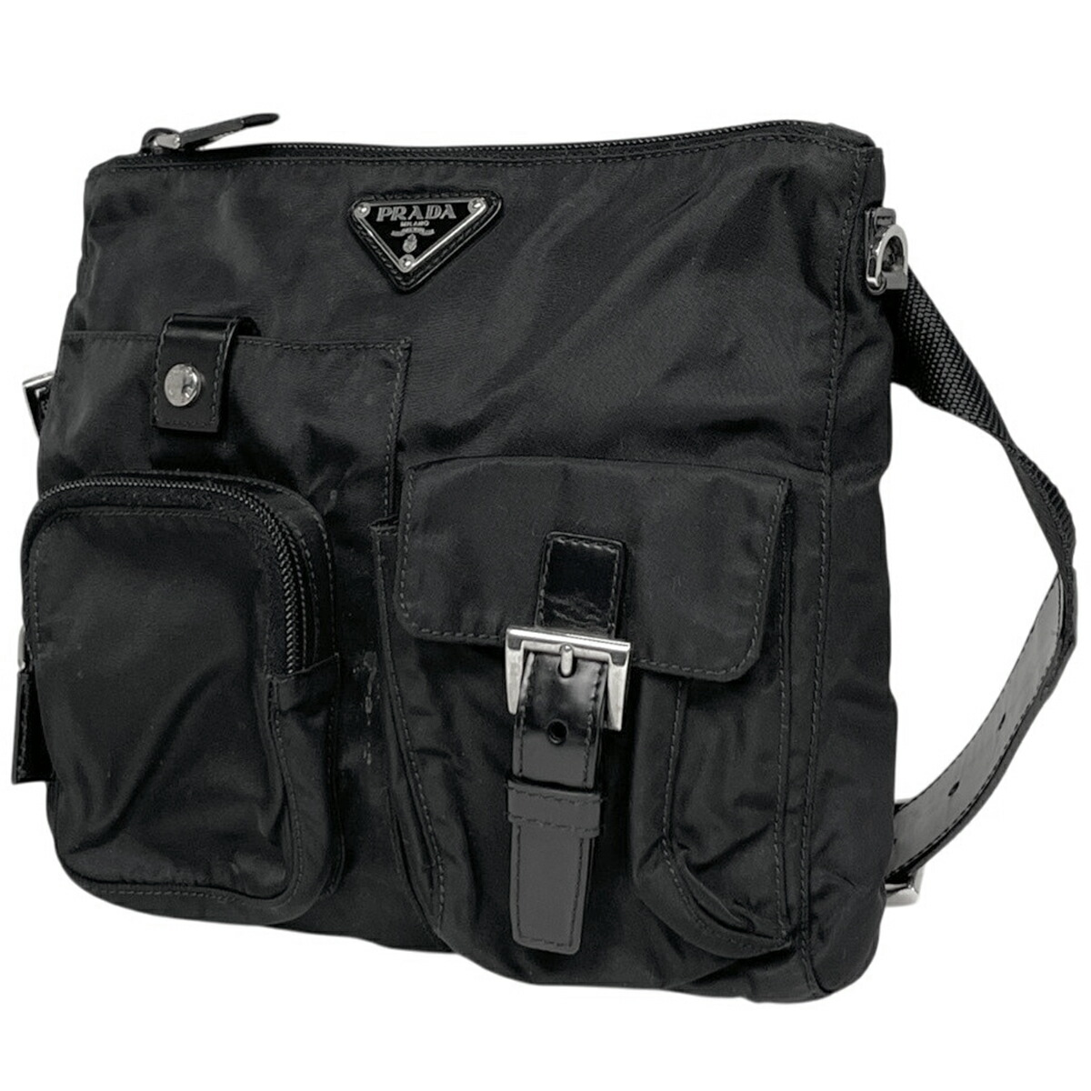 プラダ PRADA ボディバッグ テスート NERO 黒 1BZ026 【公式通販】