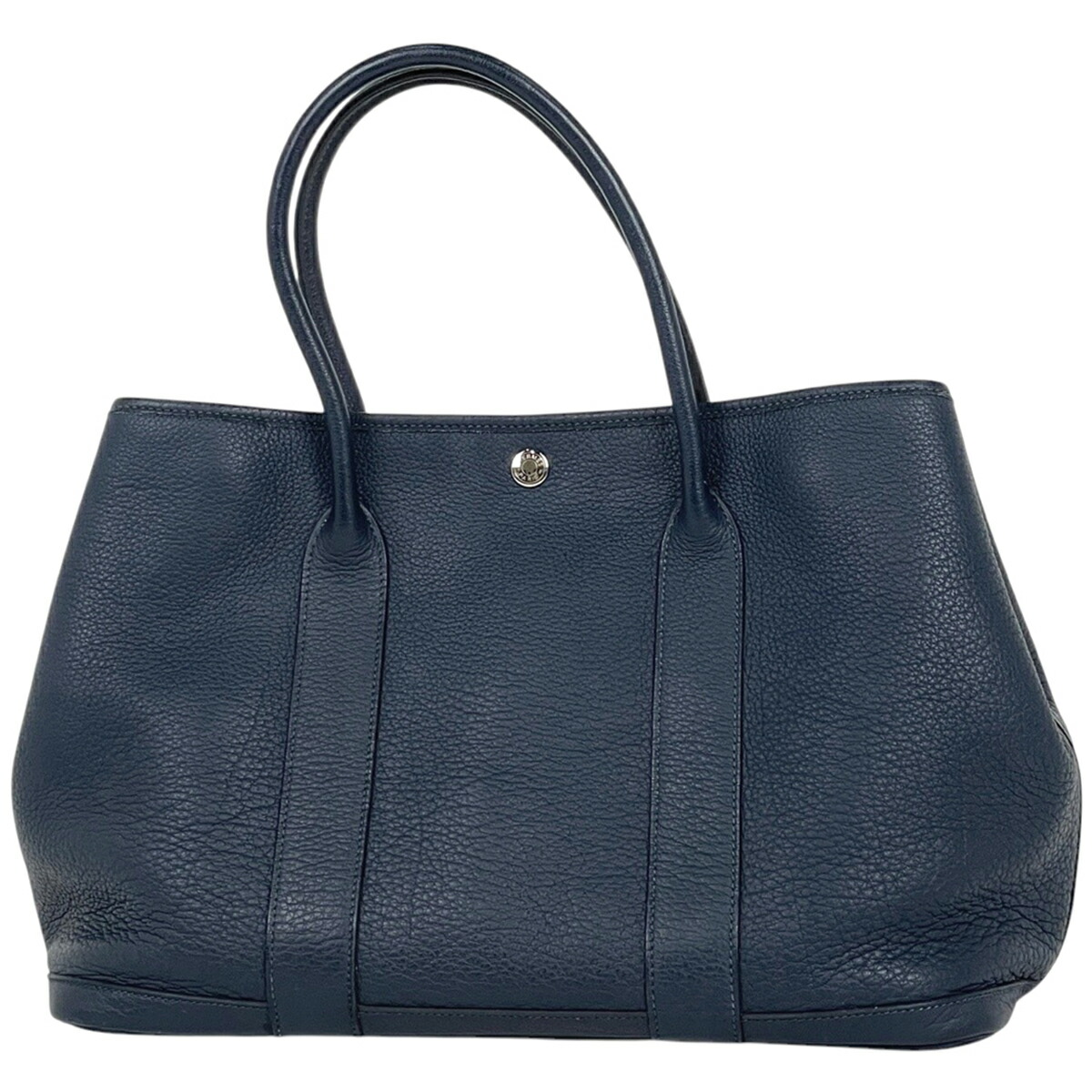 【在庫一掃】 エルメス HERMES ガーデンパーティ PM ハンドバッグ トートバッグ ネゴンダ ブルードプリュス □L レディース 【中古】