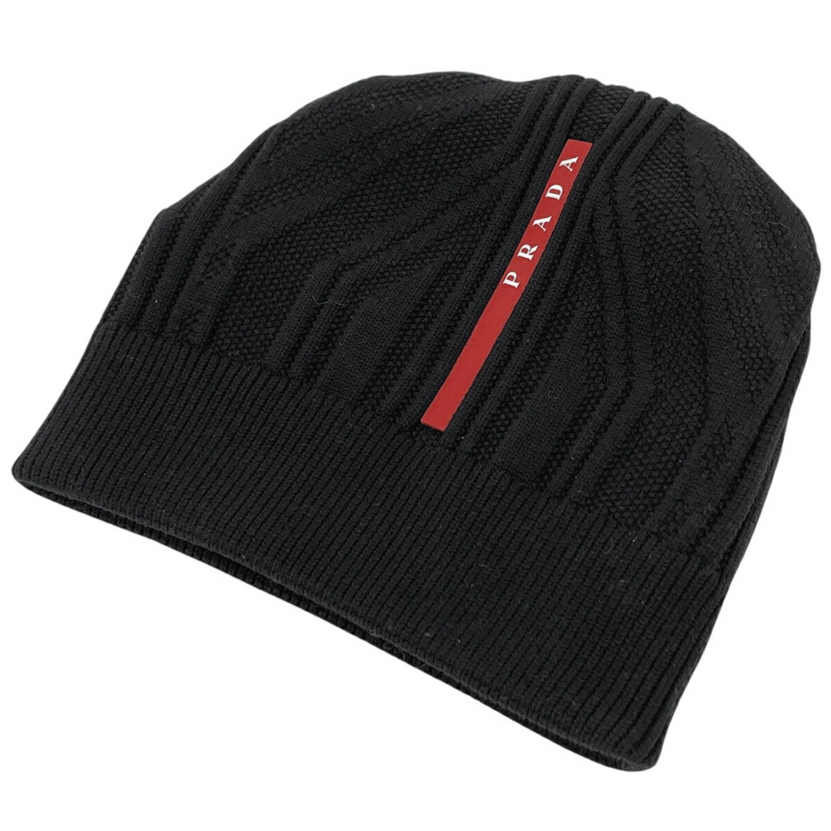 楽天市場】【プラダ】Prada プラダスポーツ ウール ニットキャップ