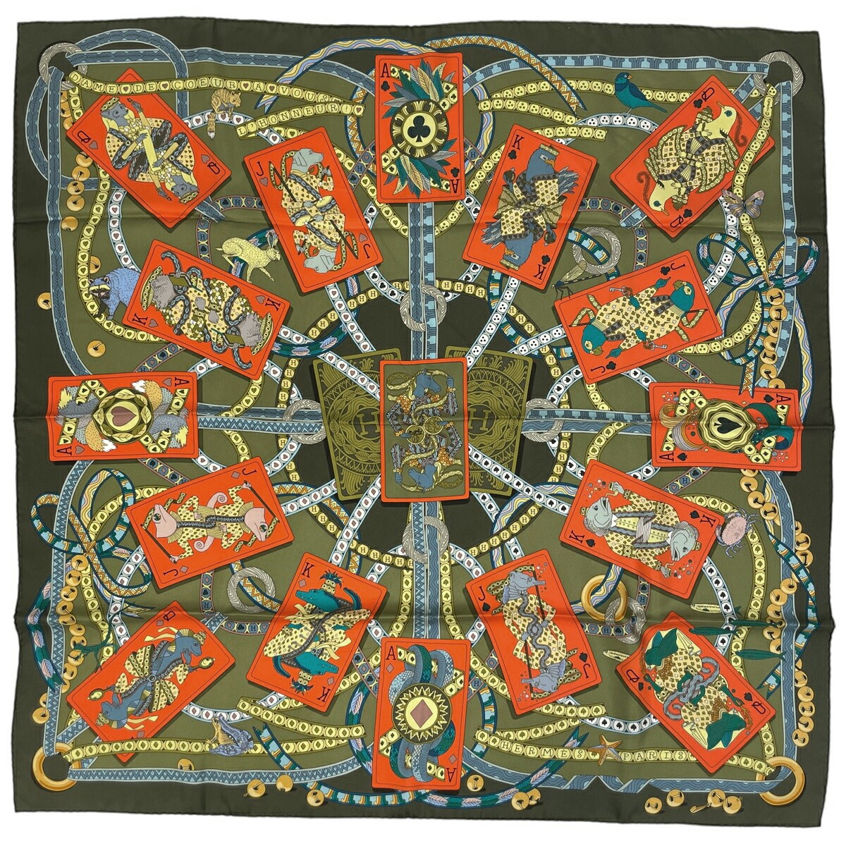 楽天市場】エルメス HERMES スカーフ カレ 70 カレ70 ピケ ハートの