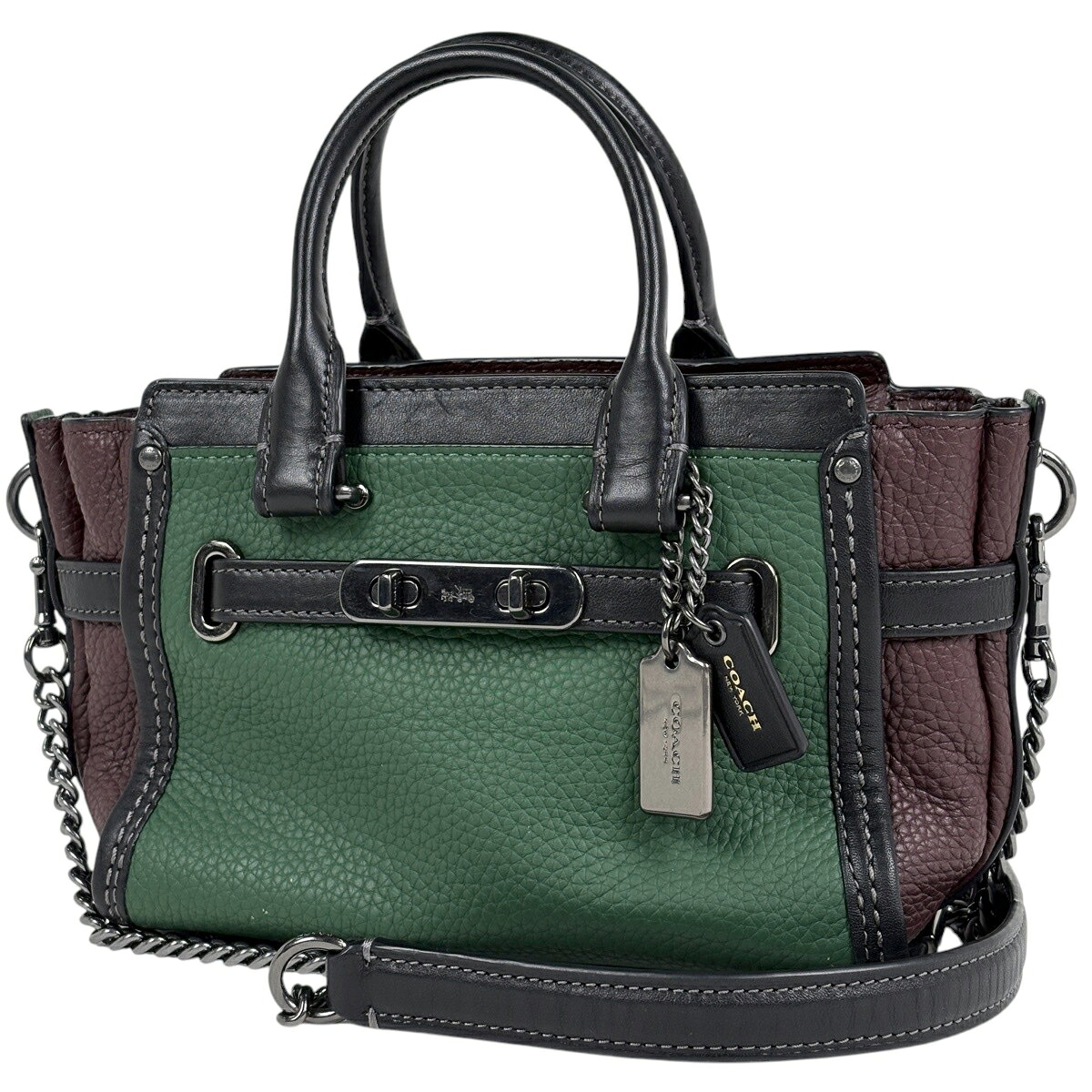 楽天市場】COACH コーチ 20315 ローググラブタン 2WAYバッグ