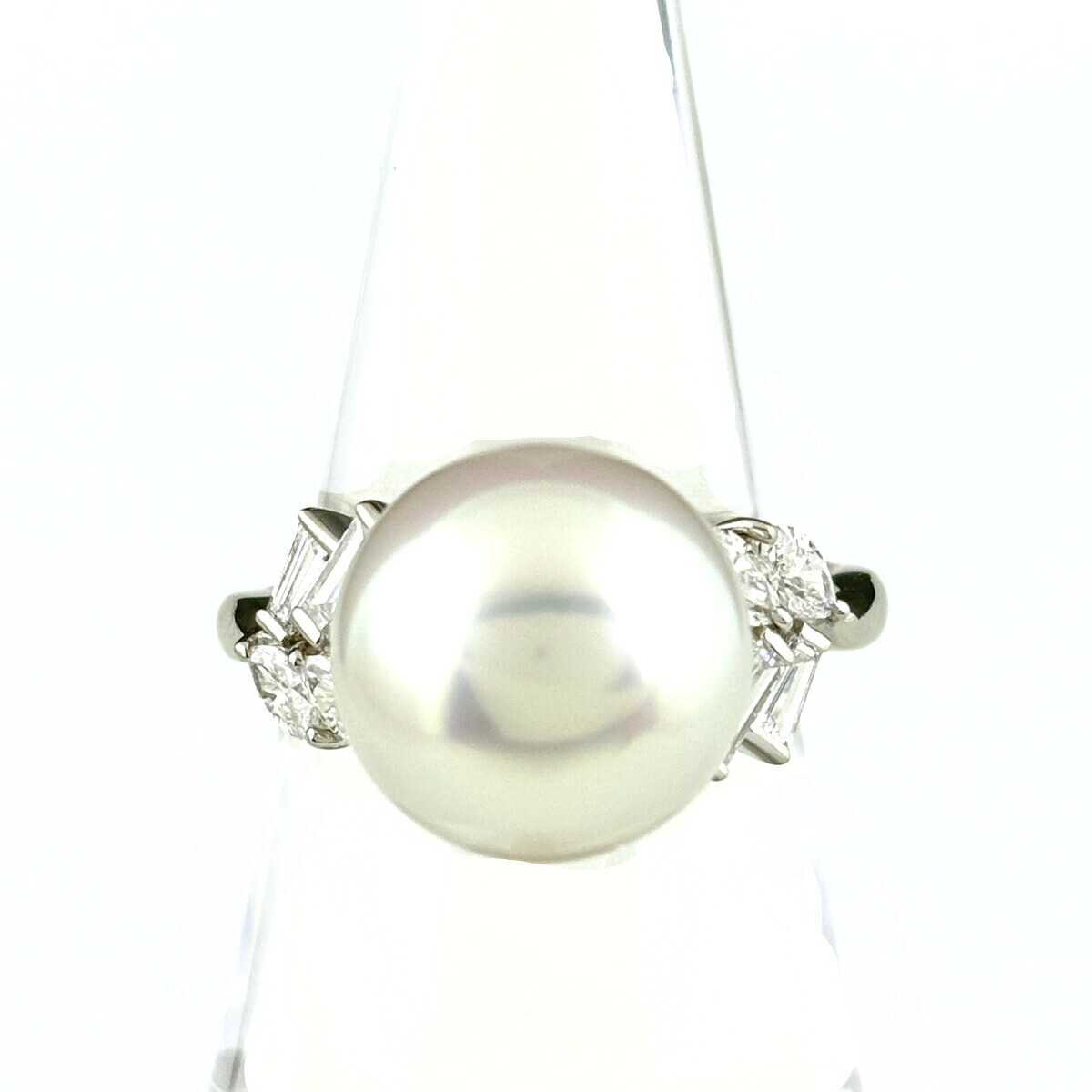 楽天市場】ミキモト MIKIMOTO pt950 プラチナ 8mm 珠 パール 真珠 付