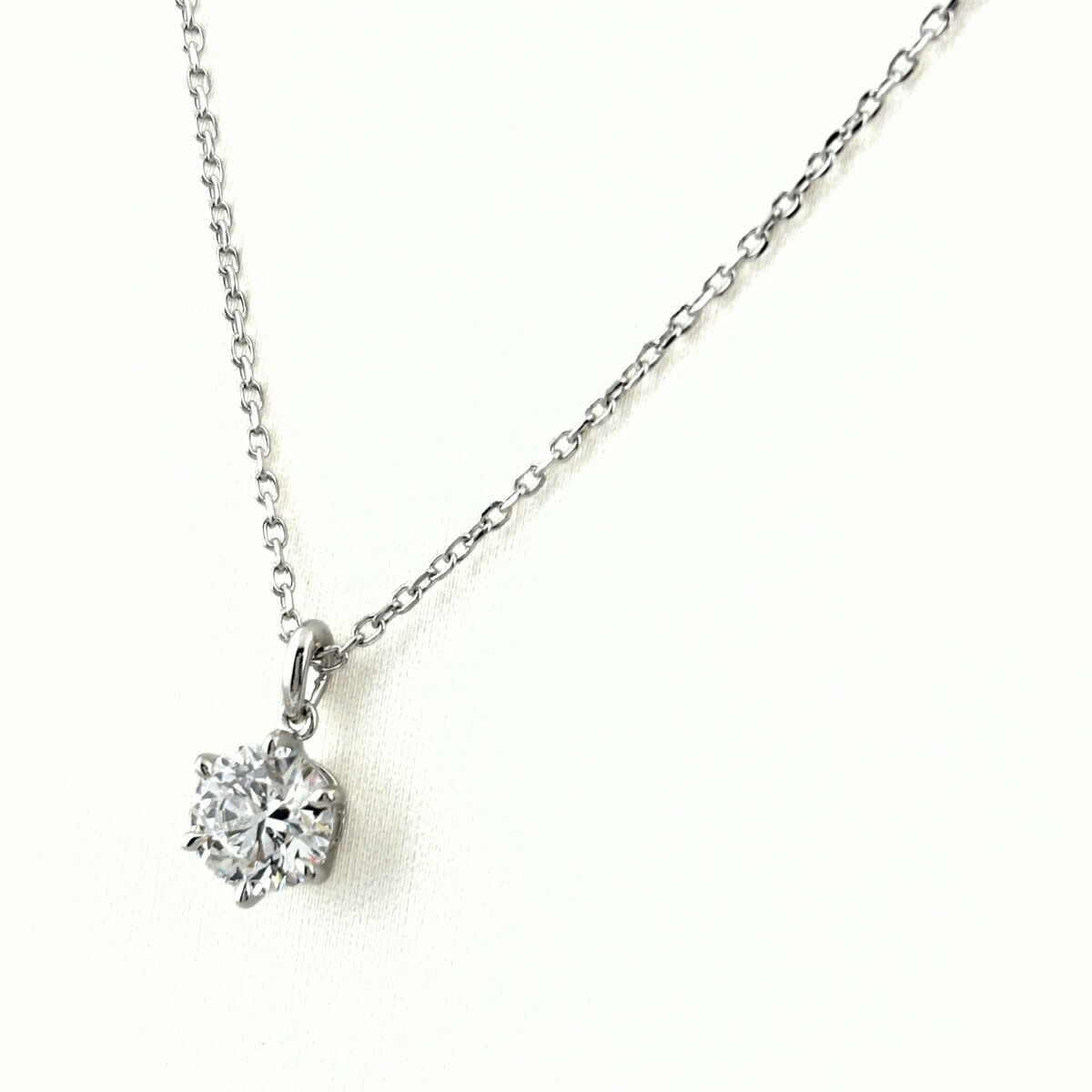 ミキモト MIKIMOTO ダイヤモンド デザインネックレス プラチナ ペンダント ネックレス Pt950 ダイヤモンド レディース 【中古】