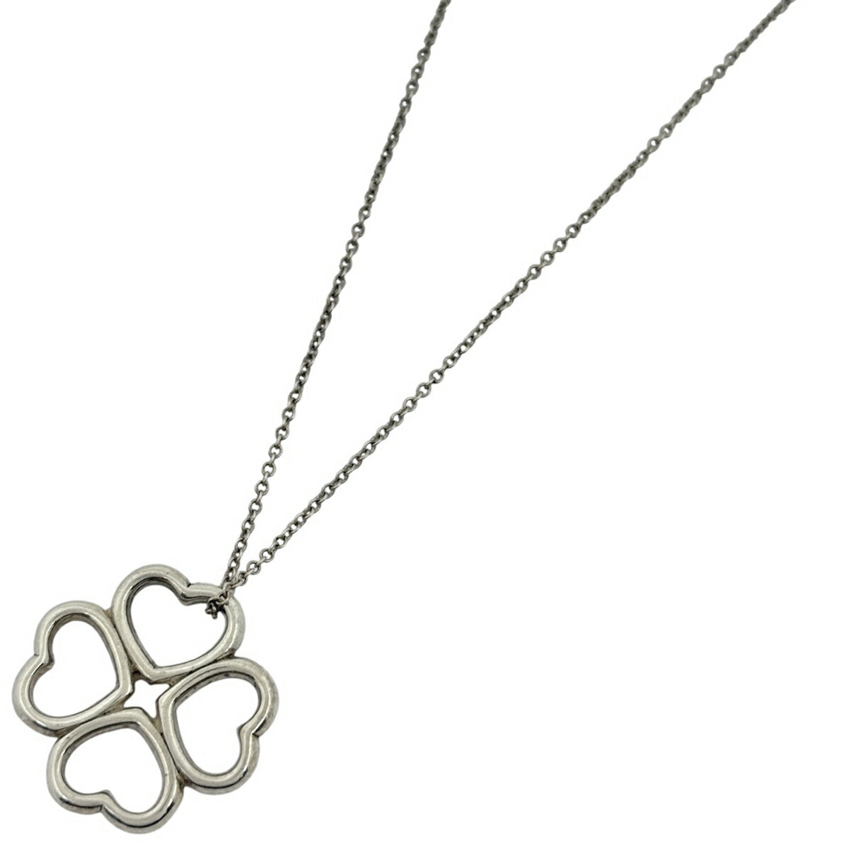 楽天市場】ティファニー クローバー ネックレス シルバー/K18YG
