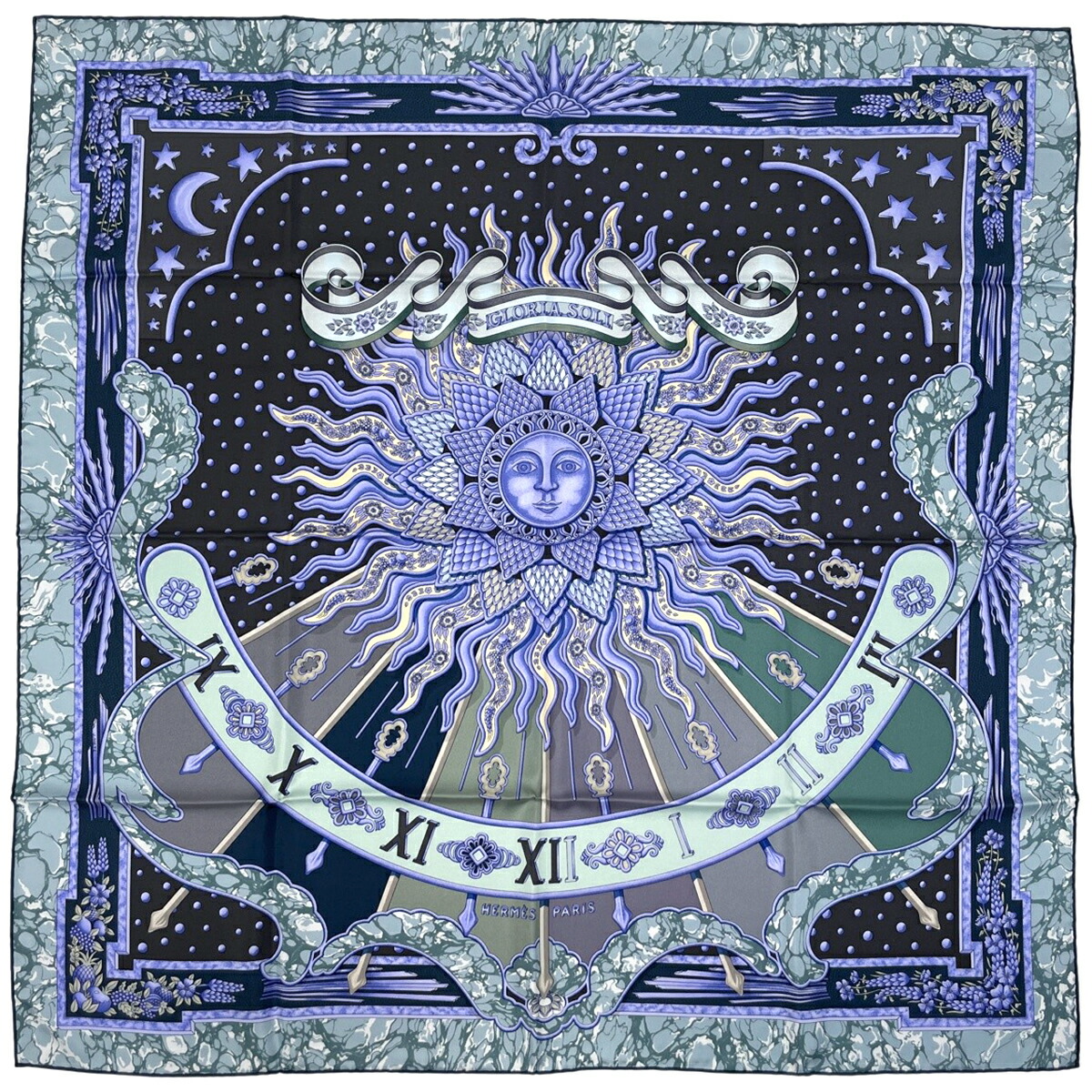 楽天市場】エルメス HERMES カレ 90 KOSMIMA 宇宙 スカーフ シルク