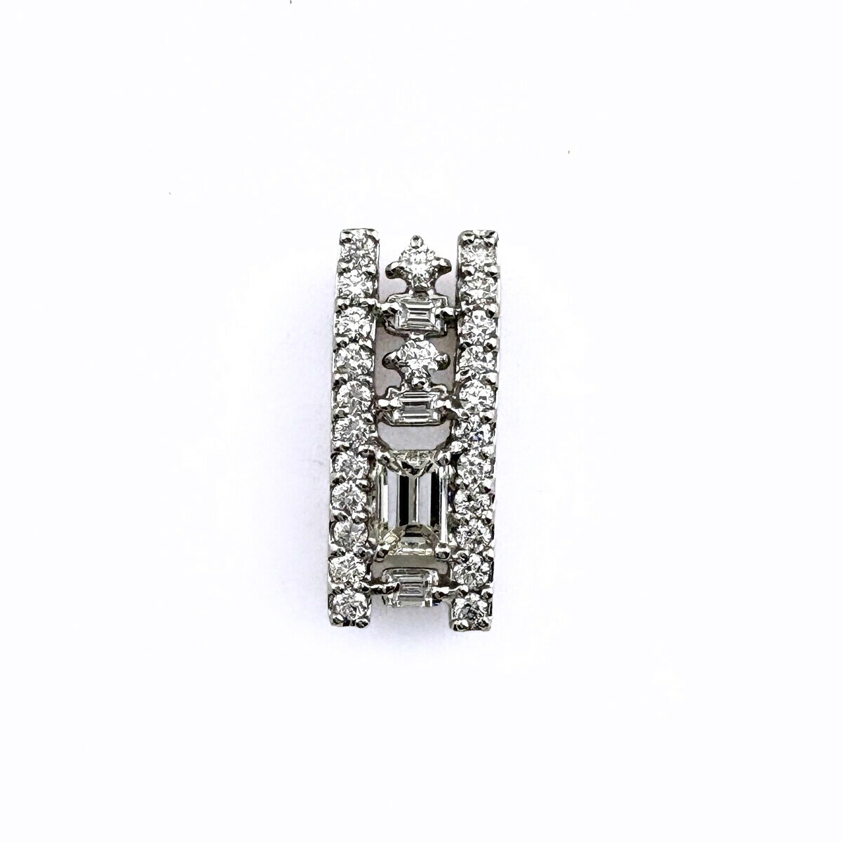 ダイヤモンド ペンダントトップ プラチナ メレダイヤ ペンダントトップ Pt900 ダイヤモンド レディース 【中古】
