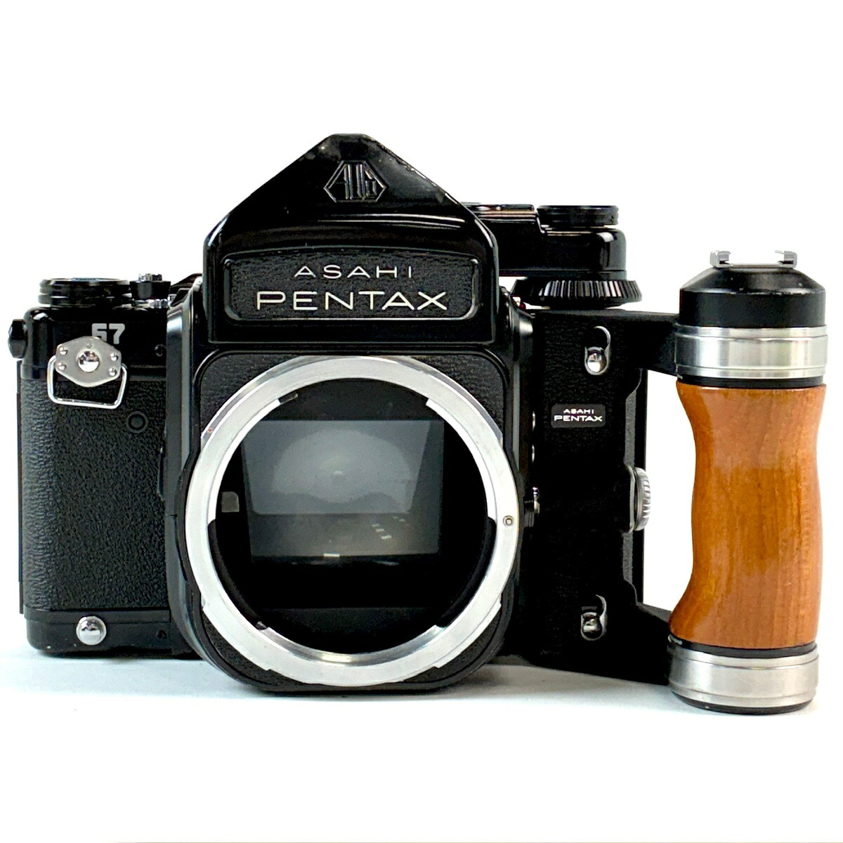 在庫一掃】 ペンタックス PENTAX 67 ボディ TTLファインダー ウッド