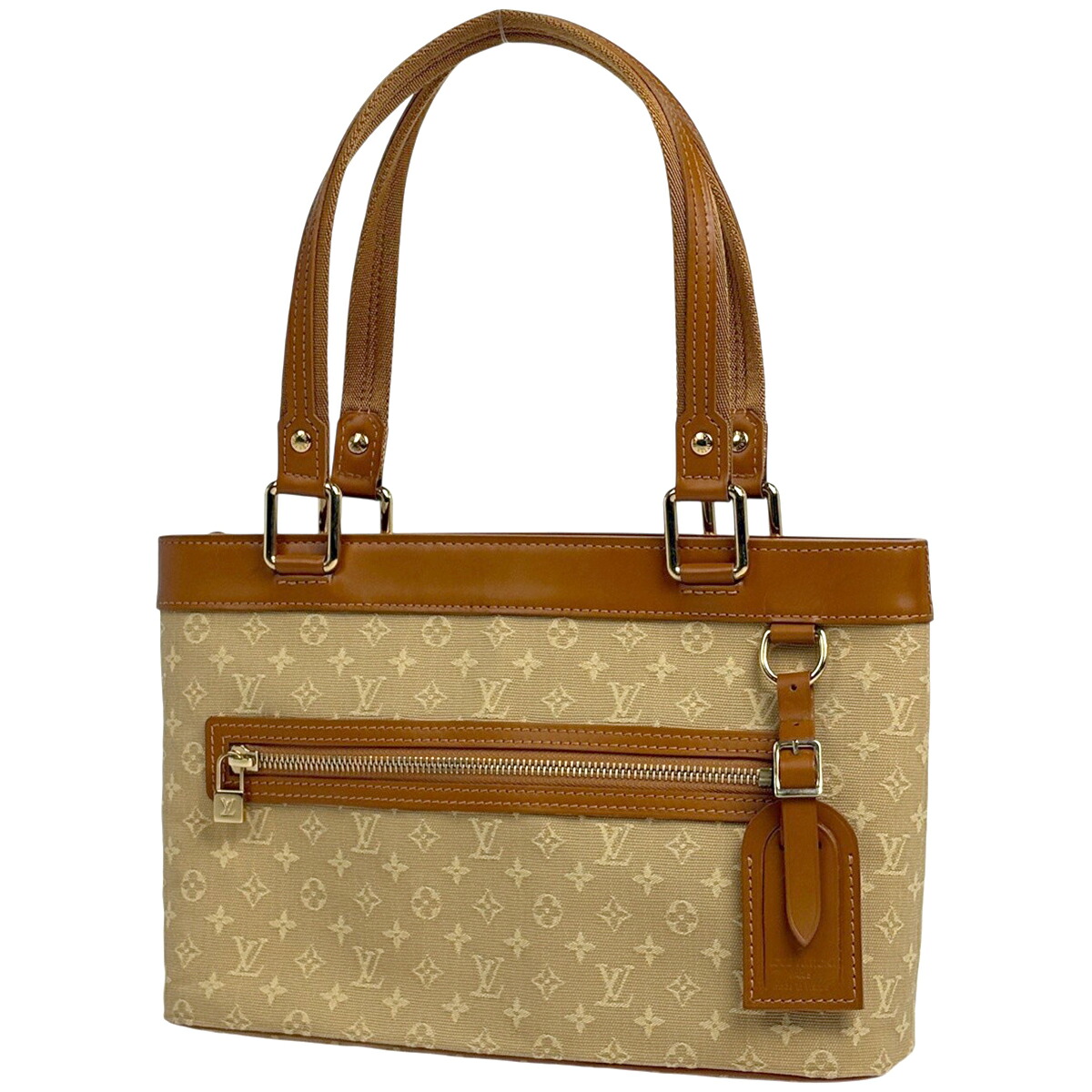 ルイ・ヴィトン Louis Vuitton ルシーユ PM トートバッグ ショルダーバッグ ハンドバッグ モノグラムミニ ベージュ M92684 レディース 【中古】 msp39