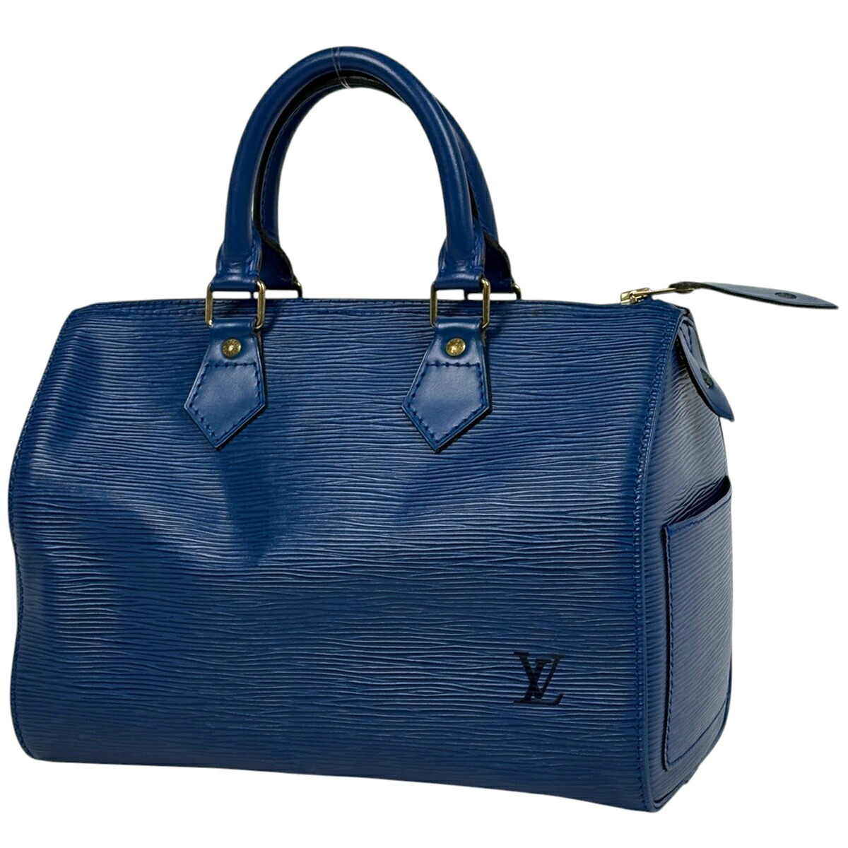 ルイ・ヴィトン Louis Vuitton スピーディ 25 ミニボストン 手提げ ハンドバッグ エピ トレドブルー M43015 レディース 【中古】 msp29