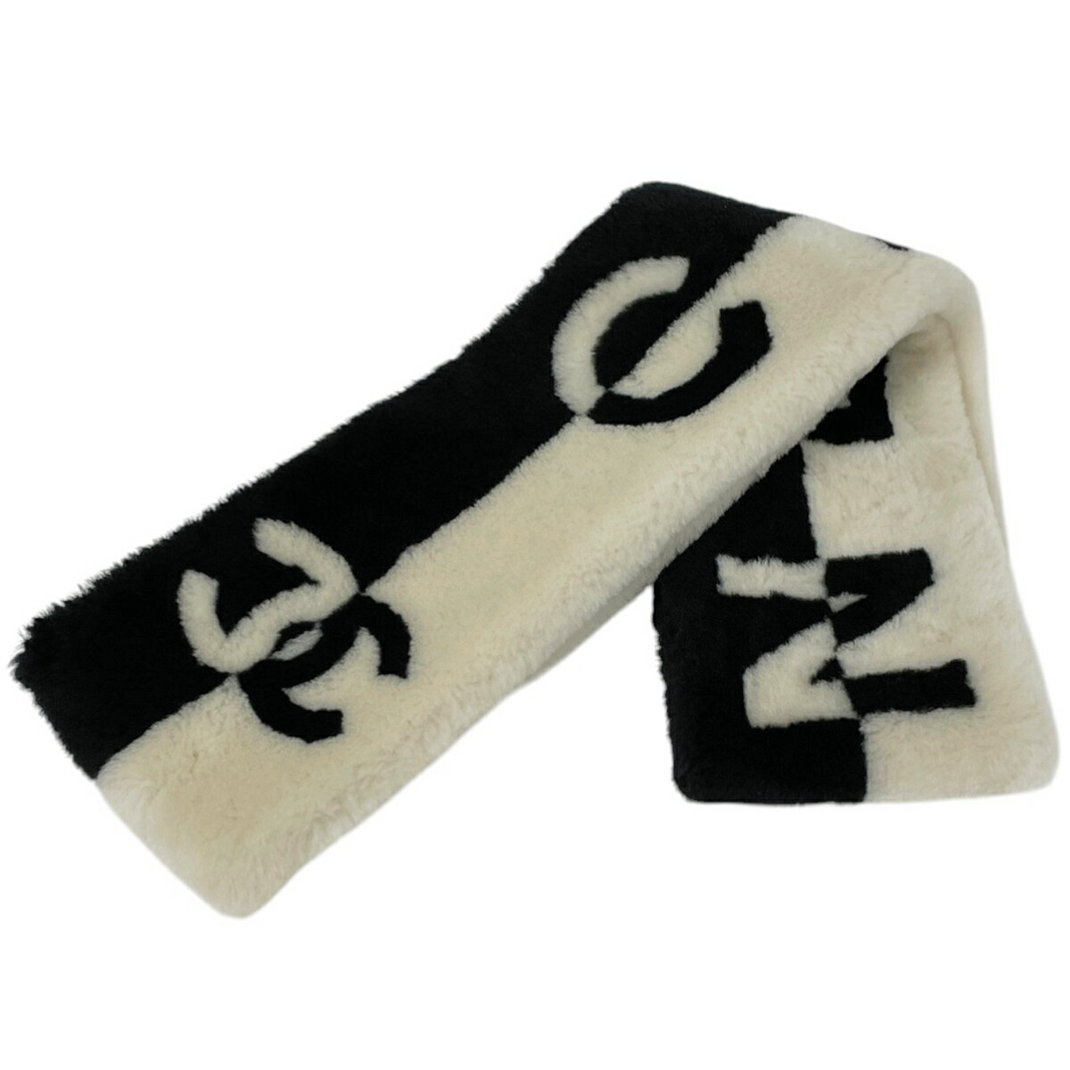 楽天市場】CHANEL シャネル ココマーク ラパンラビットファー ネック