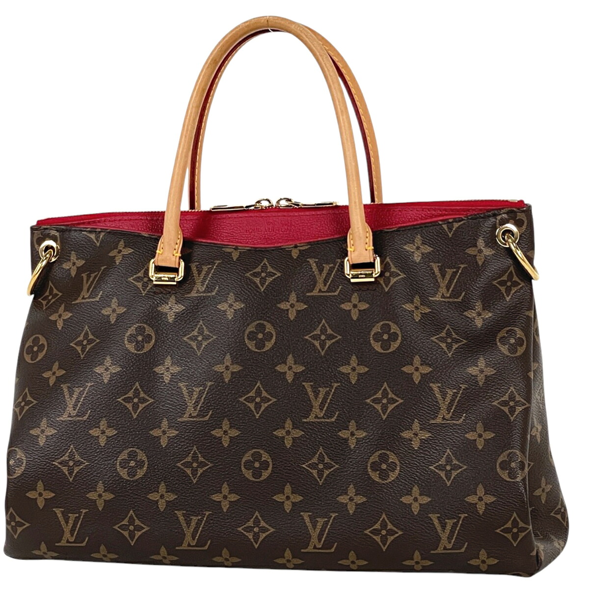 ルイ・ヴィトン Louis Vuitton パラスBB ショルダーバッグ 2WAY ハンドバック モノグラム 赤銅色 スリーズ(赤いこと) M41241 レディース 【中古】