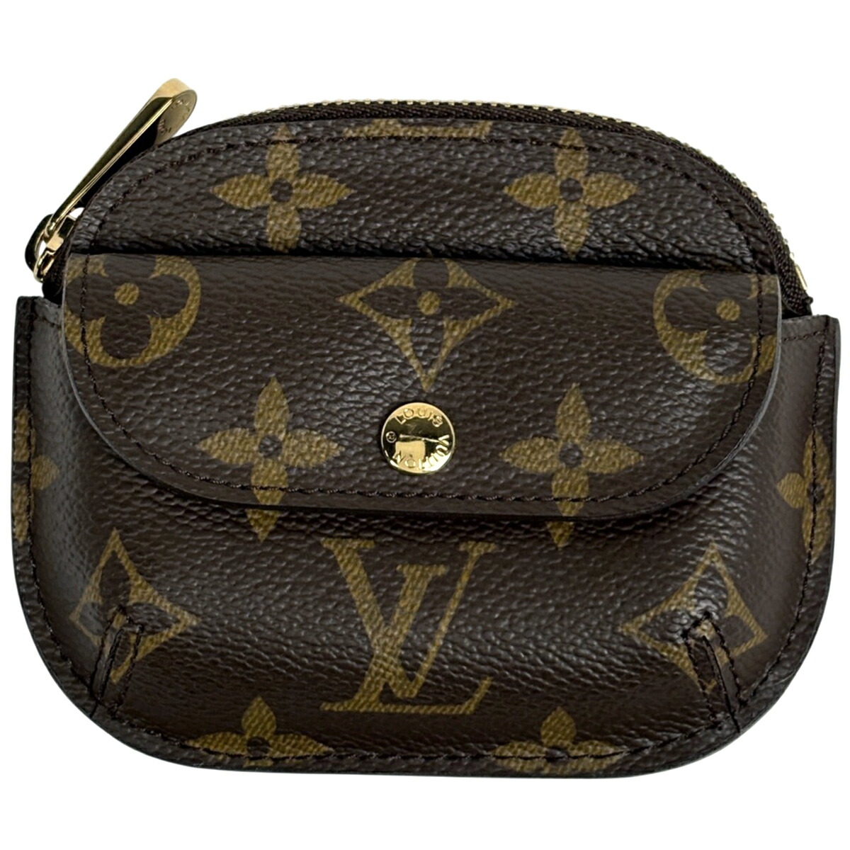 ルイ・ヴィトン Louis Vuitton ポルトモネ シリング 小銭入れ コインパース コインケース モノグラム ブラウン M60025 レディース 【中古】
