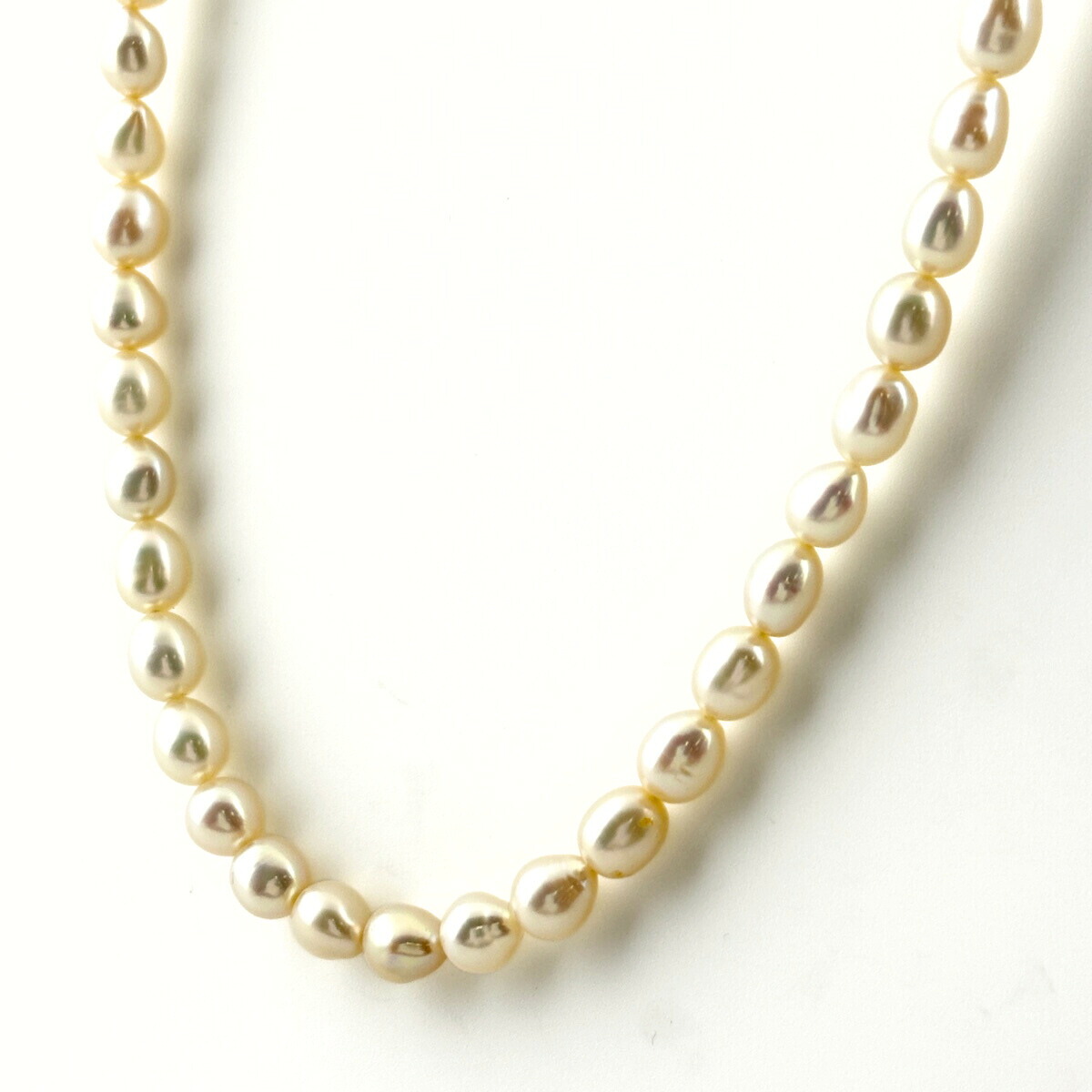 タサキ TASAKI パール デザインネックレス WG ホワイトゴールド 真珠 ネックレス K14 WG パール レディース 【中古】 msp39｜バイセル 店