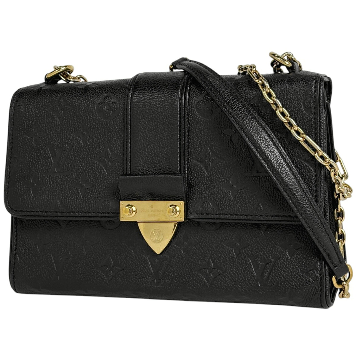 ルイ・ヴィトン Louis Vuitton サンシュルピスPM チェーン店 曲がったがけ ショルダーバッグ モノグラムアンプラント ノワール(黒いこと) M43392 レディース 【中古】