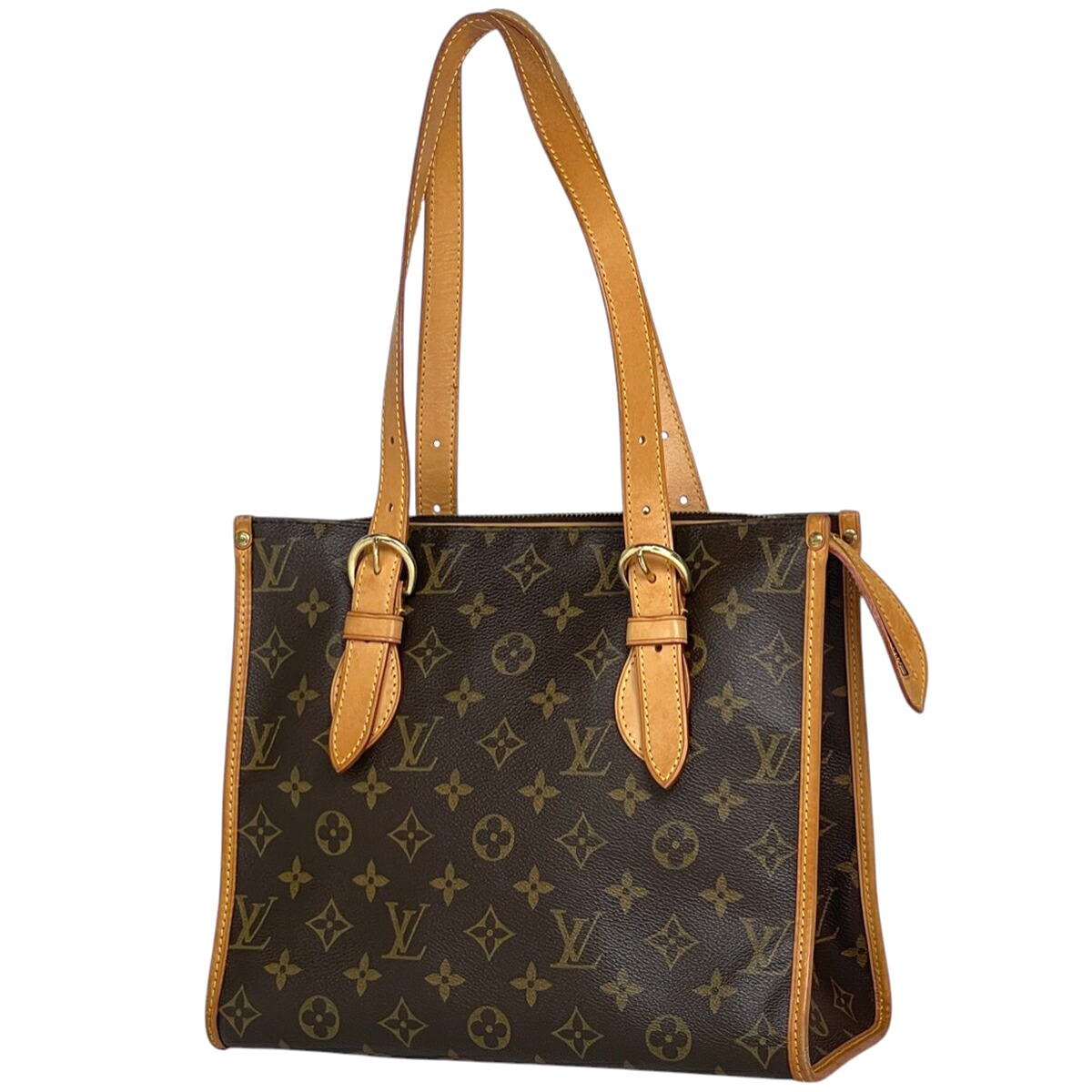 ルイ・ヴィトン Louis Vuitton ポパンクール・オ ショルダーバッグ 肩掛け ハンドバッグ モノグラム ブラウン M40007 レディース 【中古】 msp29
