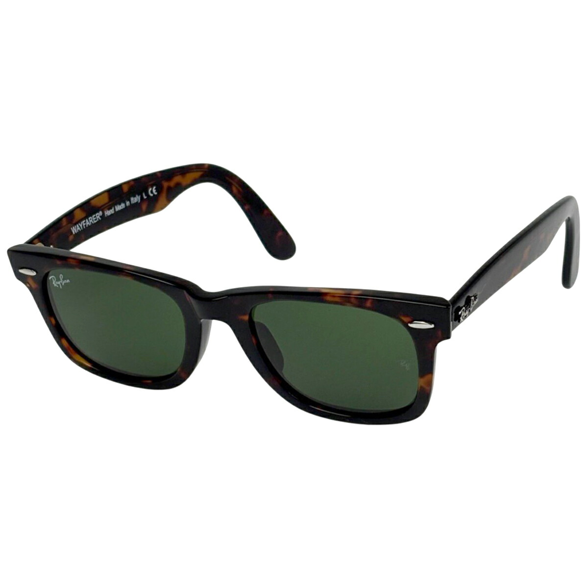 レイバン Ray-Ban ウェイファーラー サングラス デミ柄 アイウェア メンズ サングラス プラスチック ブラウン RB2140 レディース 【中古】