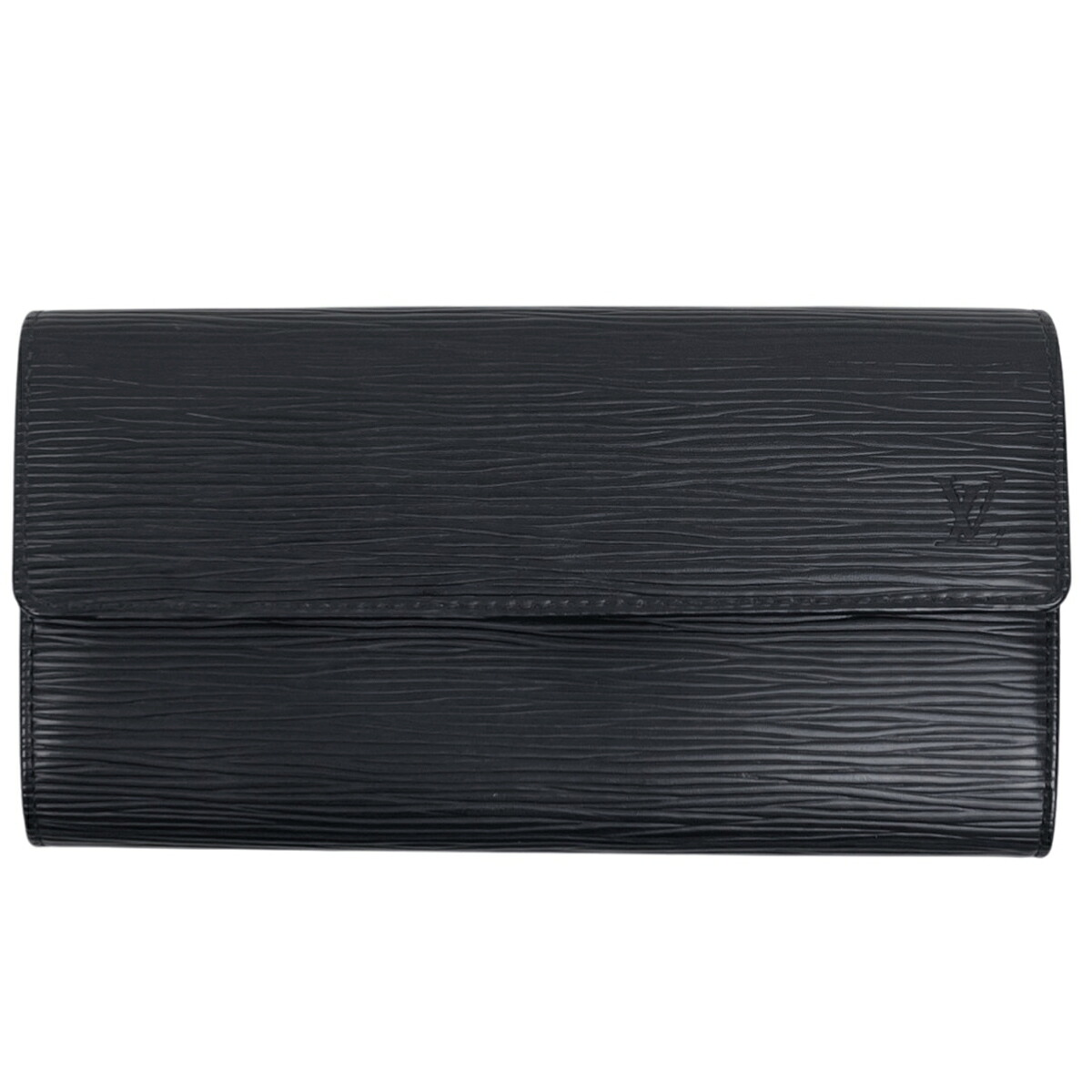 ルイ・ヴィトン Louis Vuitton ポルトフォイユ サラ M63742 長財布 エピ ノワール(ブラック) レディース 【中古】