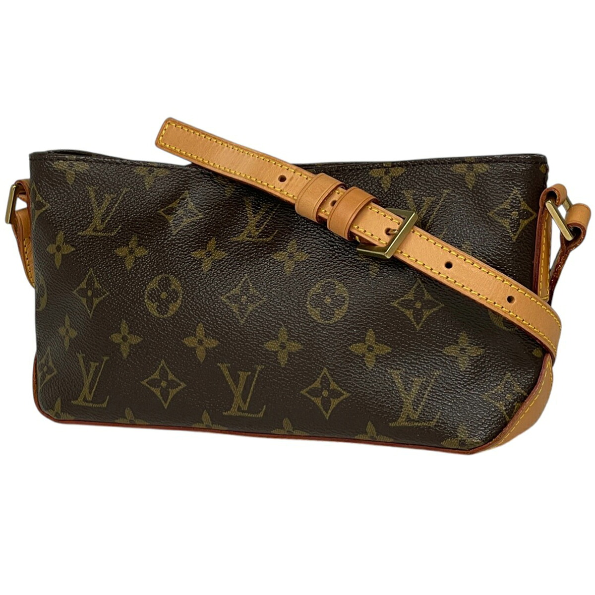 ルイ・ヴィトン Louis Vuitton トロター ポシェット ショルダーバッグ モノグラム ブラウン M51240 レディース 【中古】 msp39｜バイセル 店