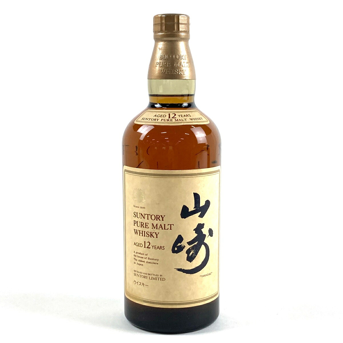 【東京都内限定お届け】 サントリー SUNTORY 山崎 12年 ピュアモルト 向獅子 750ml 国産ウイスキー 【中古】