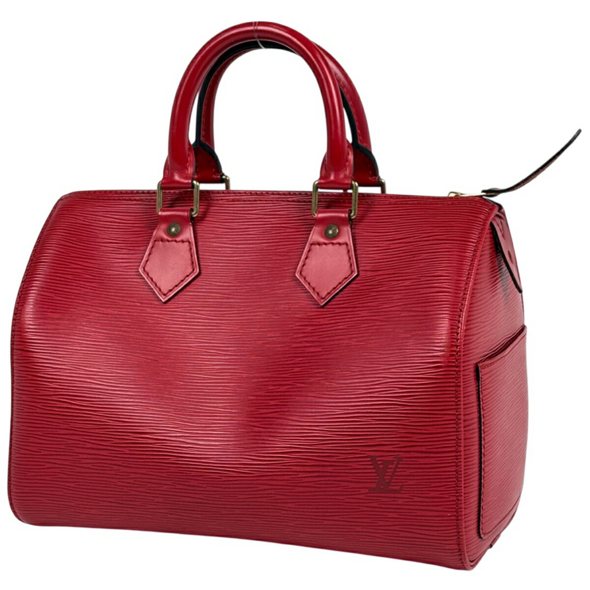ルイ・ヴィトン Louis Vuitton スピーディ25 手提げ ミニボストンバッグ ハンドバッグ エピ カスティリアンレッド M43017 レディース 【中古】 msp29