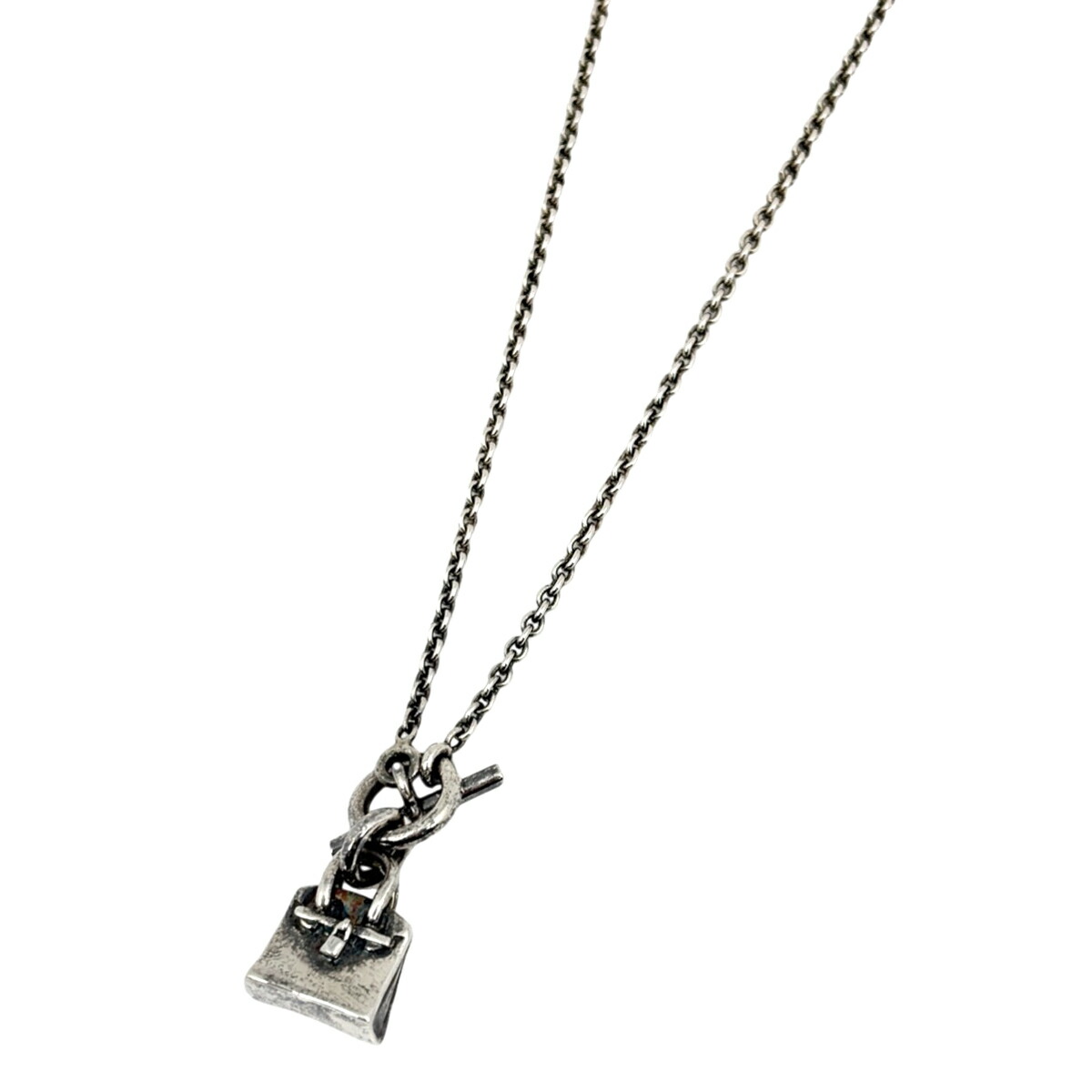 エルメス HERMES アミュレット バーキン ネックレス ネックレス シルバー925 シルバー レディース 【中古】