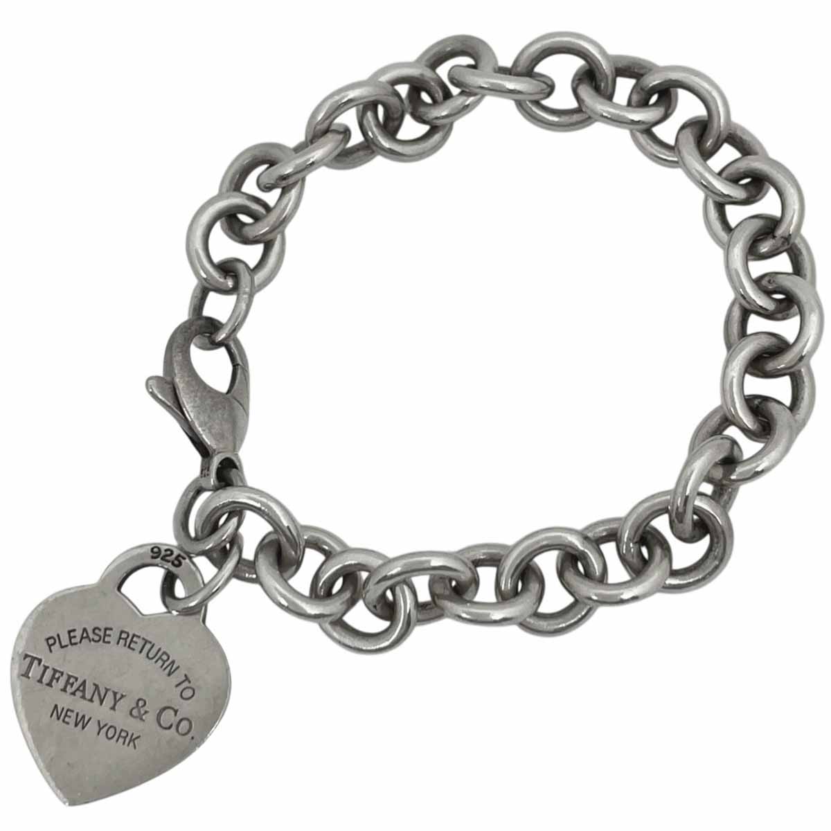 ティファニー TIFFANY&Co. リターン トゥ ティファニー ブレスレッド ハートモチーフ ブレスレット シルバー925 シルバー レディース 【中古】