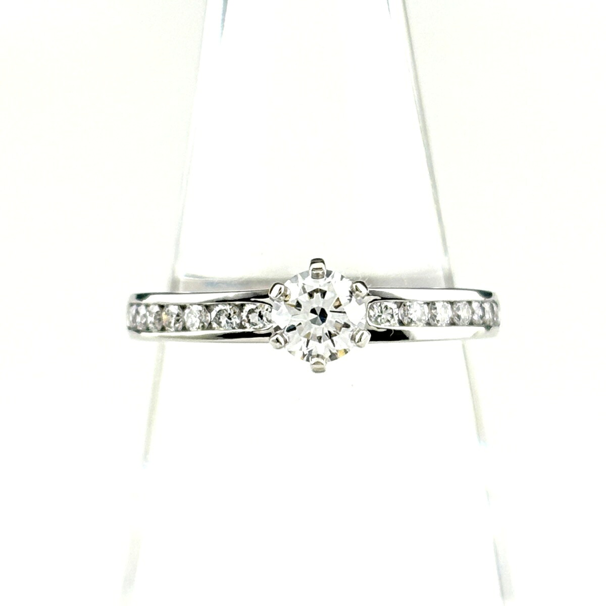 ティファニー TIFFANY&Co. ハーフサークル ダイヤ リング プラチナ ダイヤモンド 指輪 リング 11号 Pt950 ダイヤモンド レディース 【中古】 msp29