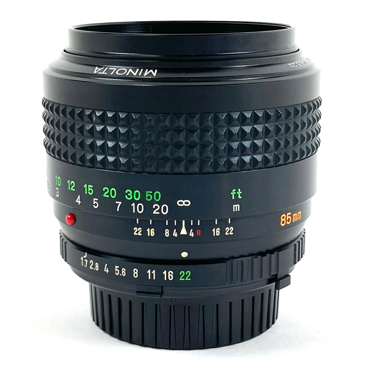 ミノルタ MINOLTA MD ROKKOR 85mm F1.7 一眼カメラ用レンズ（マニュアルフォーカス） 【中古】