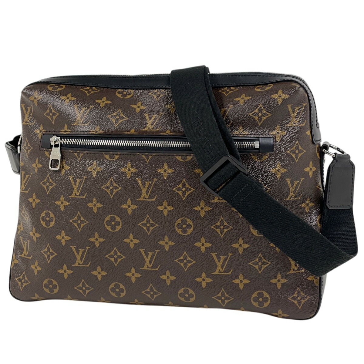 ルイ・ヴィトン Louis Vuitton トーレス メッセンジャーバッグ ショルダーバッグ モノグラムマカサー ブラウン ブラック M40387 メンズ 【中古】