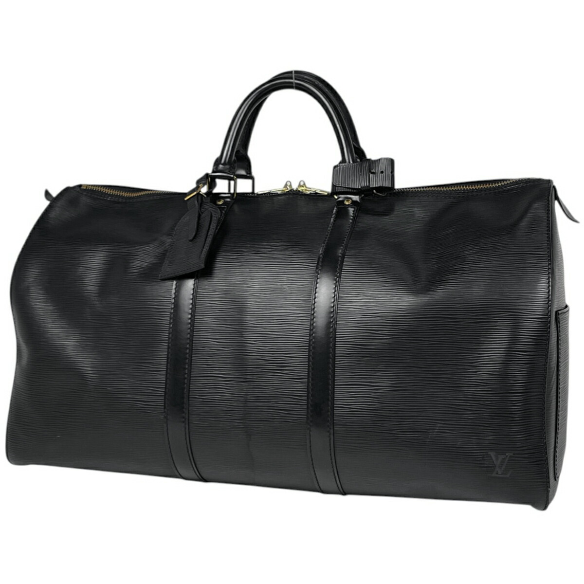 ルイ・ヴィトン Louis Vuitton キーポル50 ボストンバッグ エピ ノワール(黒いこと) M42962 レディース 【中古】