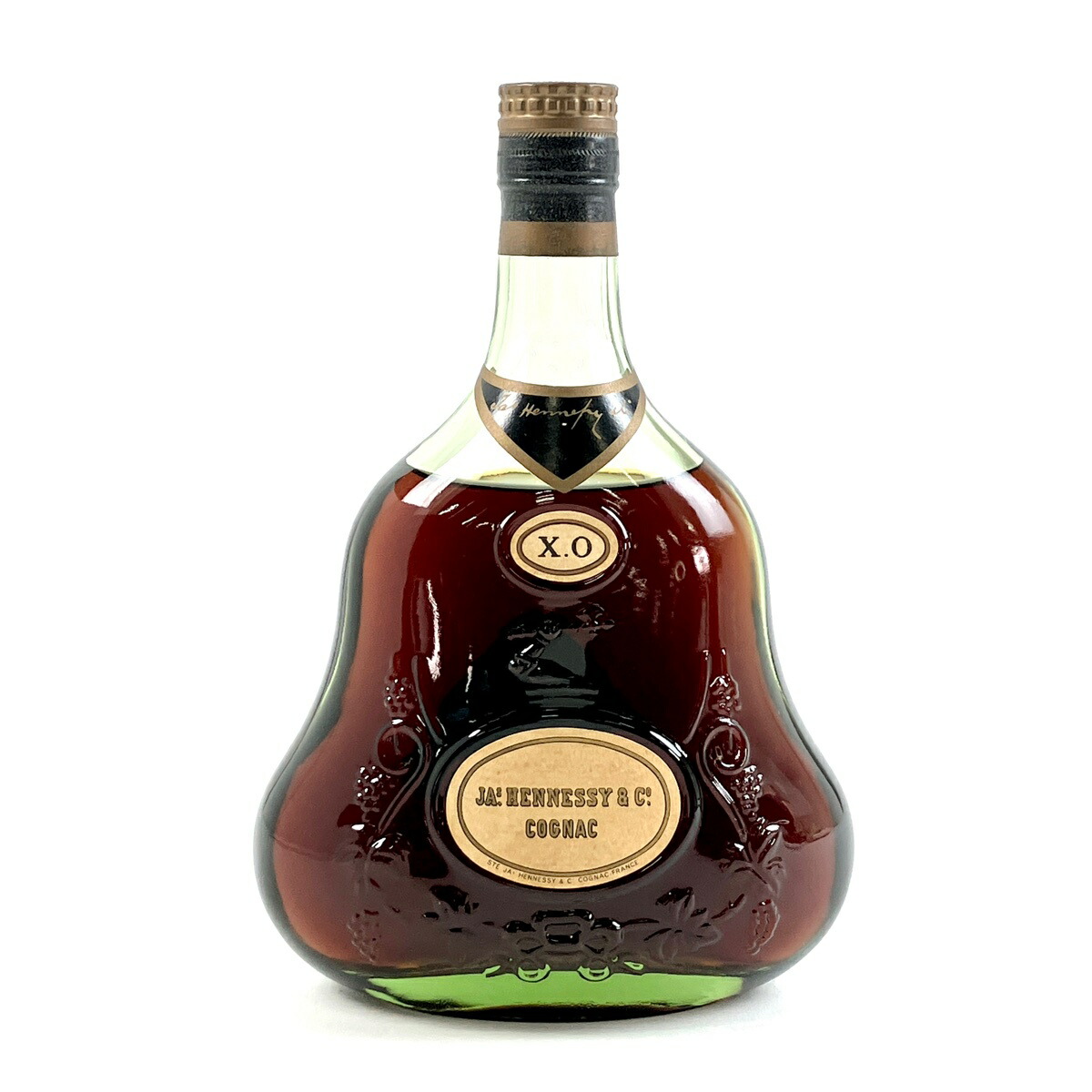 ヘネシー Hennessy ジャズ ヘネシー XO 金キャップ グリーンボトル 700ml ブランデー コニャック 【中古】