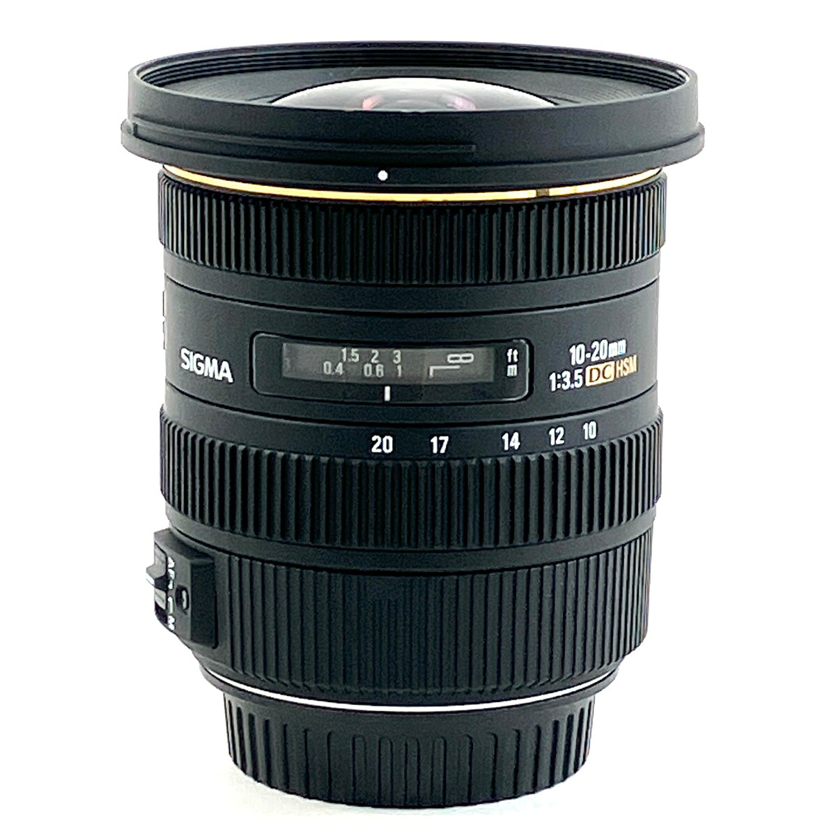 シグマ SIGMA 10-20mm F3.5 EX DC HSM (キヤノンEF用) 一眼カメラ用レンズ（オートフォーカス） 【中古】