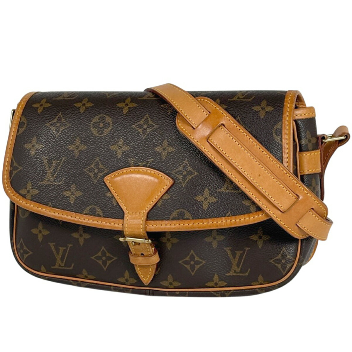 ルイ・ヴィトン Louis Vuitton ソローニュ 斜め掛け ショルダーバッグ モノグラム ブラウン M42250 レディース 【中古】