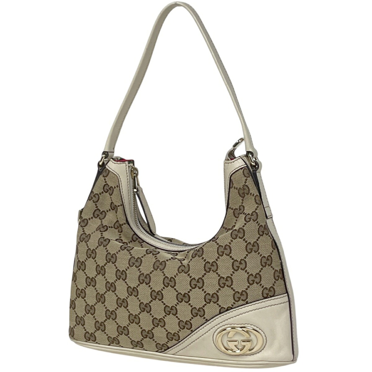GUCCI グッチ ハンドバッグ 111715 グッチ バンブー GG柄 ハンド ミニ 