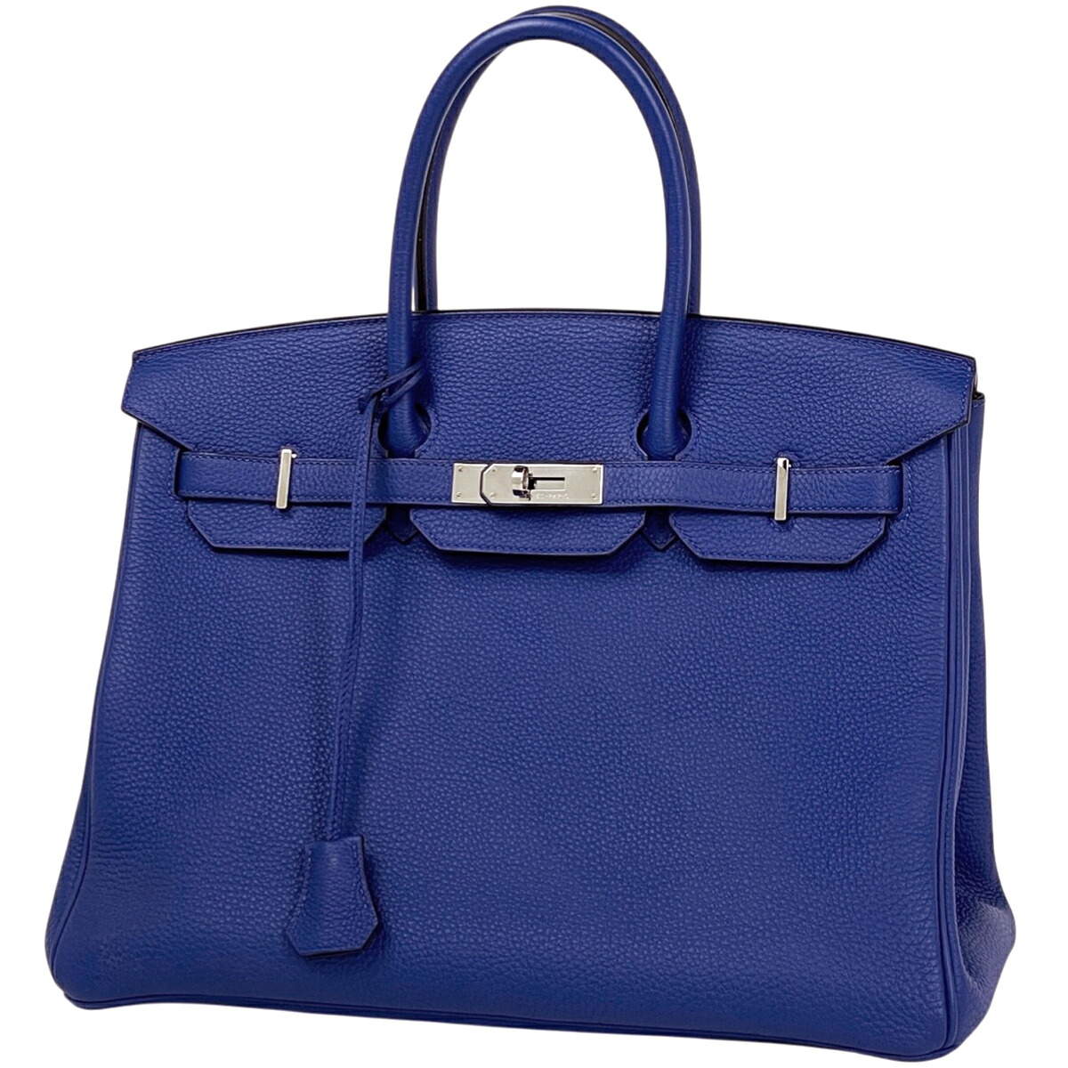 エルメス HERMES バーキン35 ハンドバッグ トゴ ブルーエレクトリック Ｒ レディース 【中古】