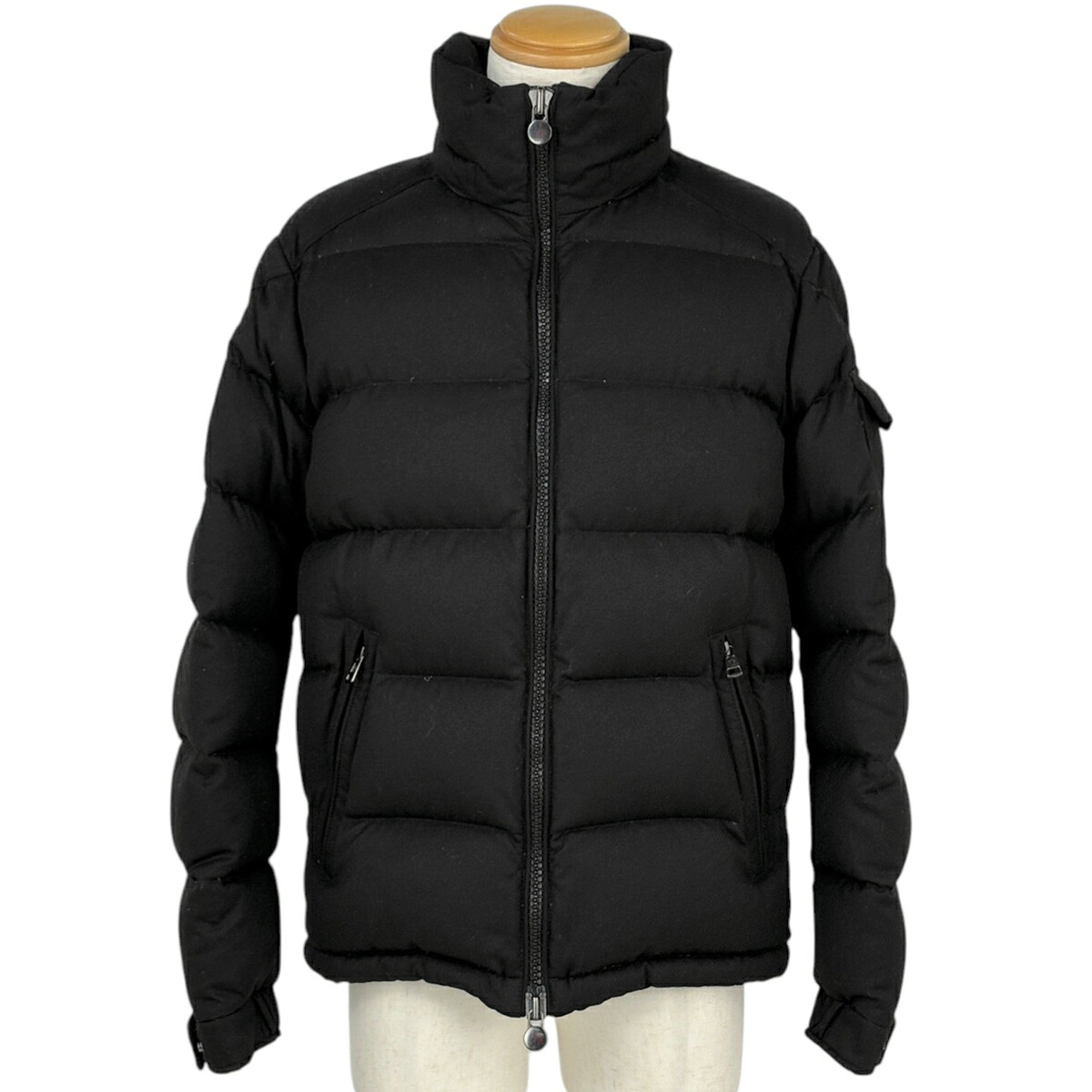 モンクレール MONCLER モンジュネーブル ダウンジャケット MONTGENEVRE アウター ダウンジャケット ブラック メンズ 【中古】