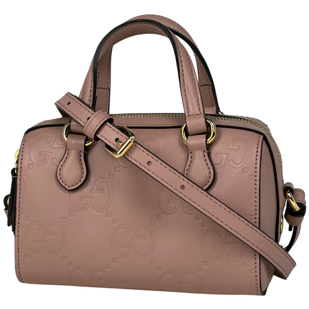 グッチ GUCCI GG柄 ハンドバッグ スーパーミニ 2WAY ショルダーバッグ ハンドバッグ レザー ピンク 790130 レディース 【中古】|バイセル 店