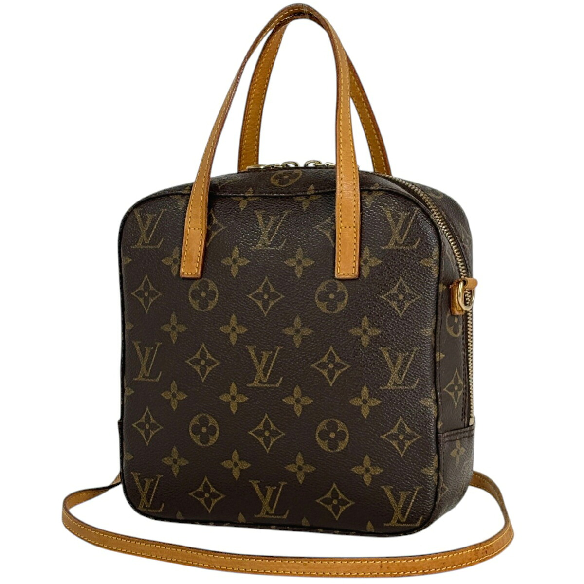 ルイ・ヴィトン Louis Vuitton スポンティーニ ショルダーバッグ 斜め掛け 2WAY ハンドバッグ モノグラム ブラウン M47500 レディース 【中古】