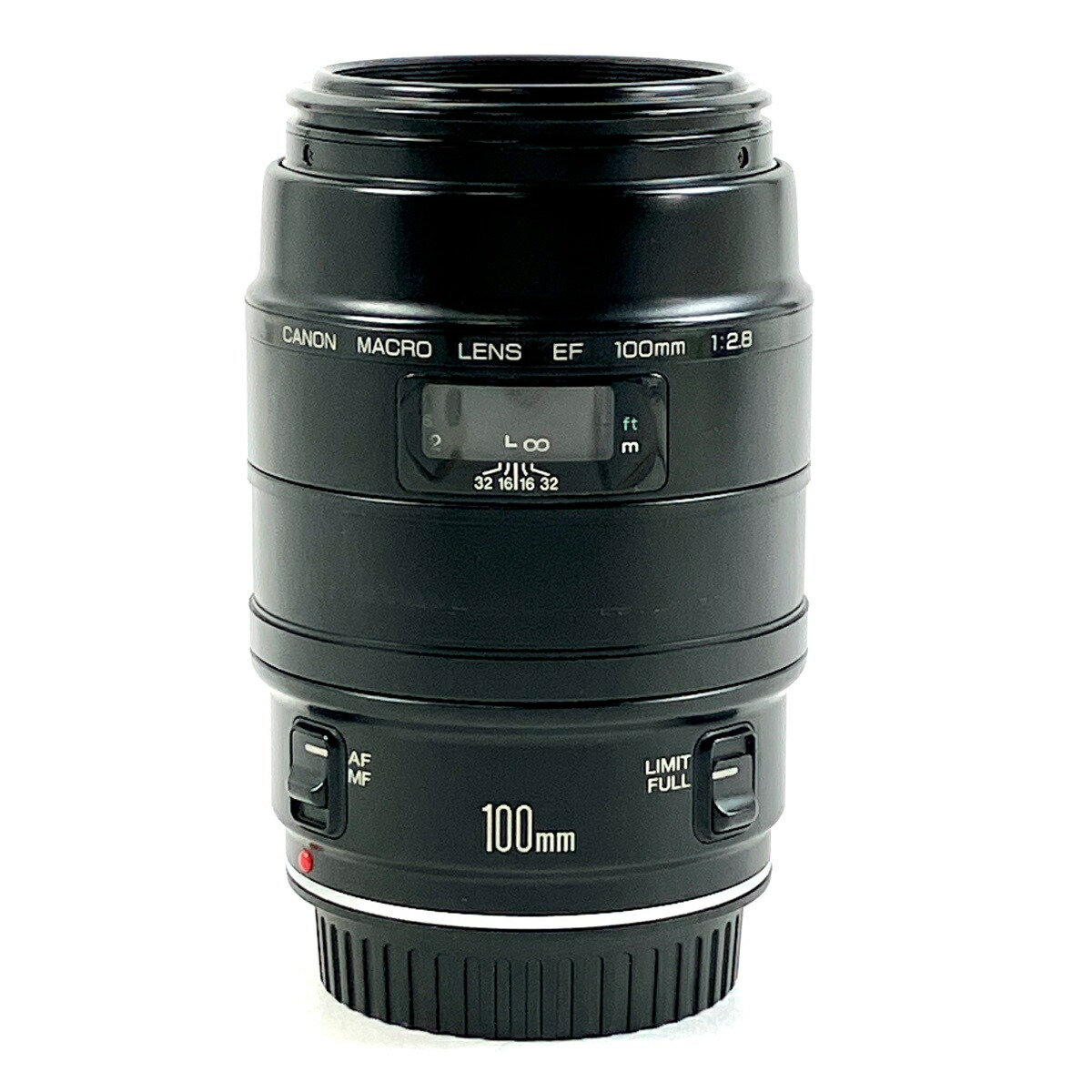 キヤノン Canon EF 100mm F2.8 MACRO 一眼カメラ用レンズ（オートフォーカス）【中古】