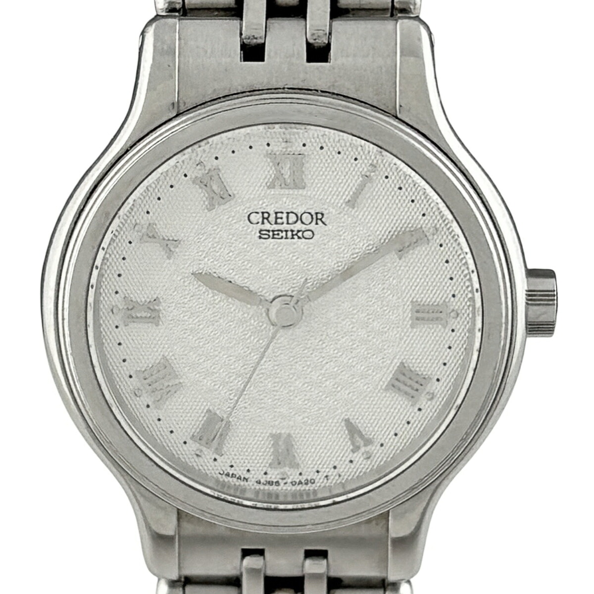 セイコー SEIKO クレドール 4J85-0A10 腕時計 SS クォーツ シルバー レディース 【中古】